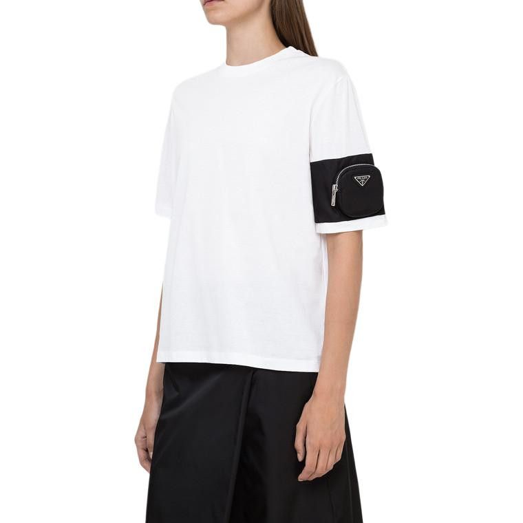 Prada Prada Pouch Sleeve T-Shirt Size S Size US S / EU 44-46 / 1 - 15 Thumbnail
