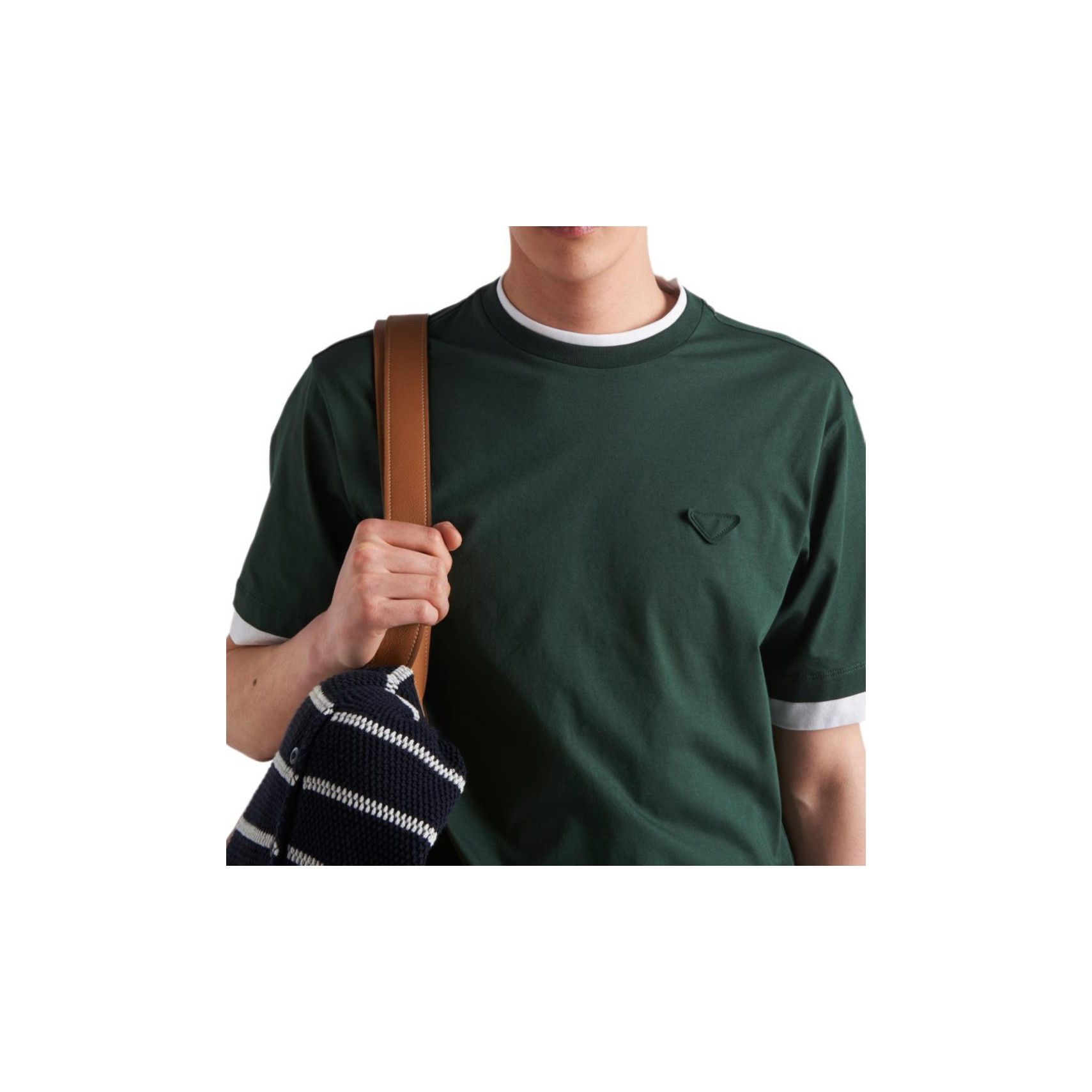 Prada Prada Layered Logo T-Shirt Size L Size US L / EU 52-54 / 3 - 12 Thumbnail