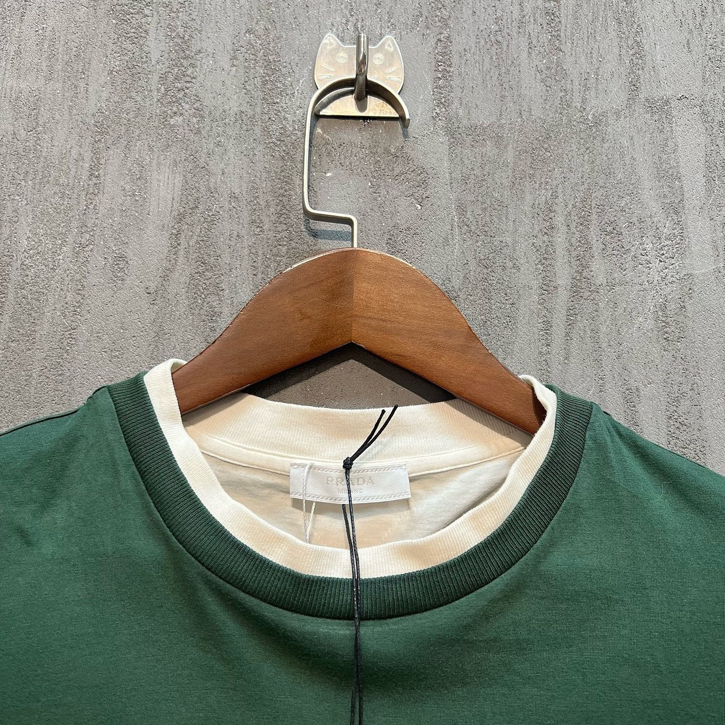 Prada Prada Layered Logo T-Shirt Size L Size US L / EU 52-54 / 3 - 6 Thumbnail