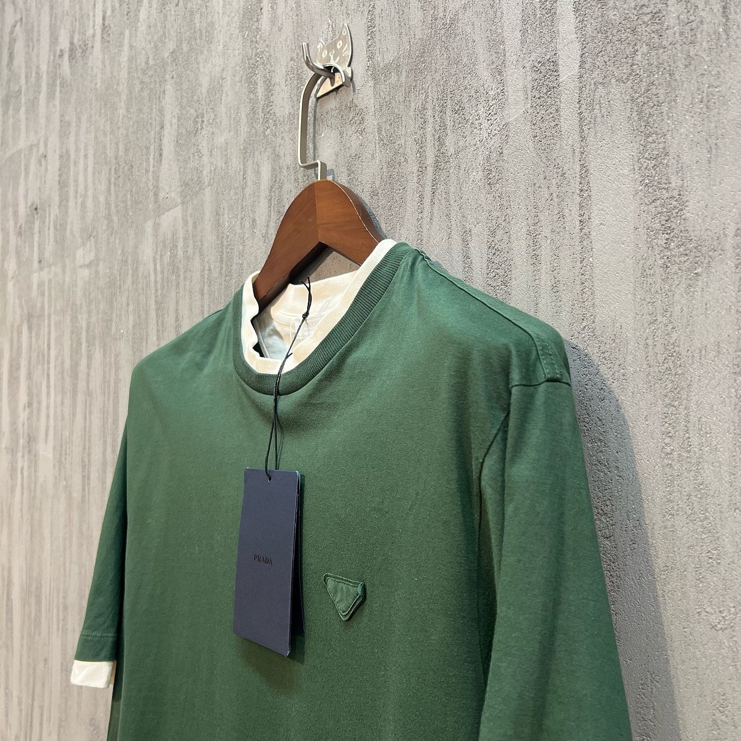 Prada Prada Layered Logo T-Shirt Size L Size US L / EU 52-54 / 3 - 5 Thumbnail