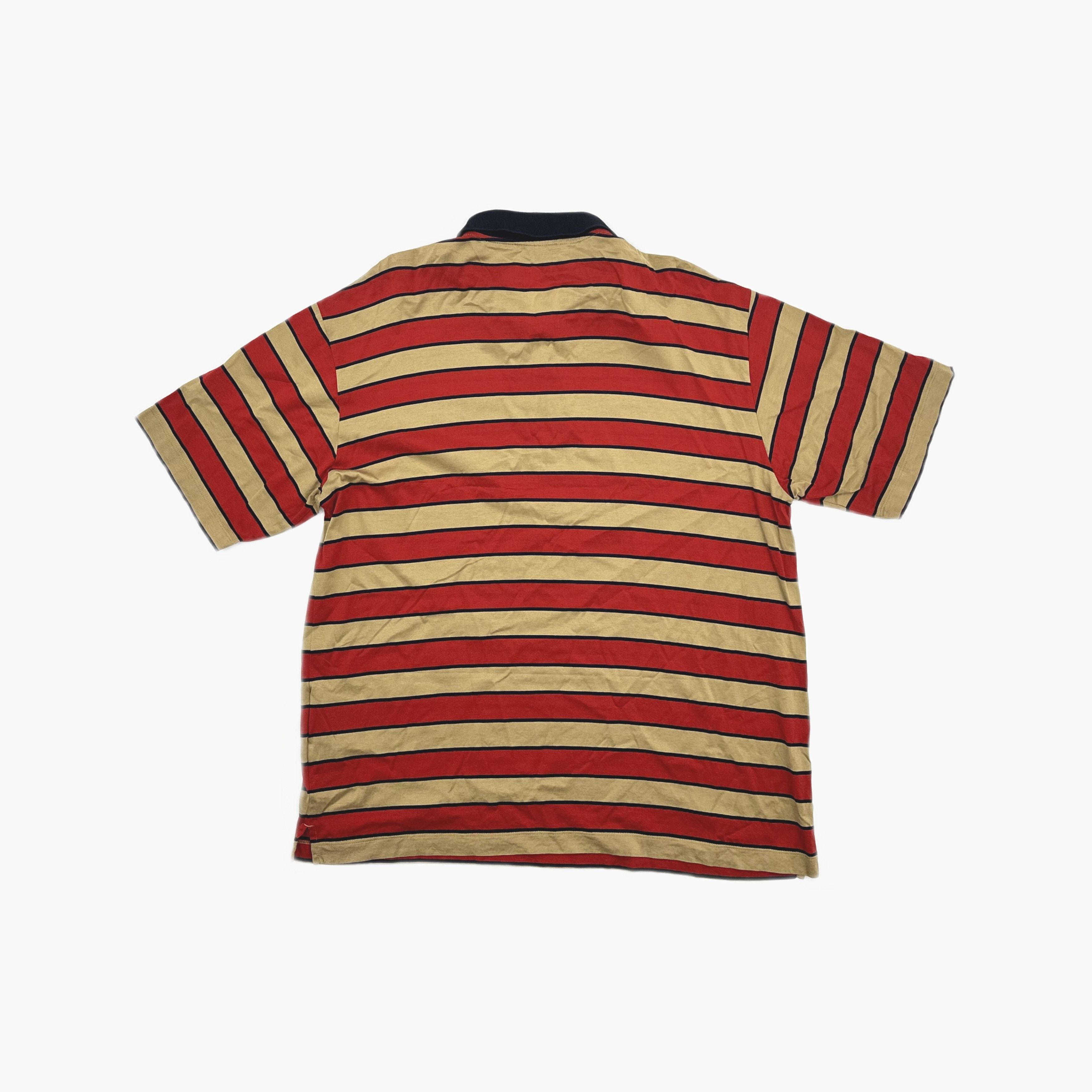 Prada Prada Stripe Logo Polo Shirt Size XXL Size US XXL / EU 58 / 5 - 2 Thumbnail