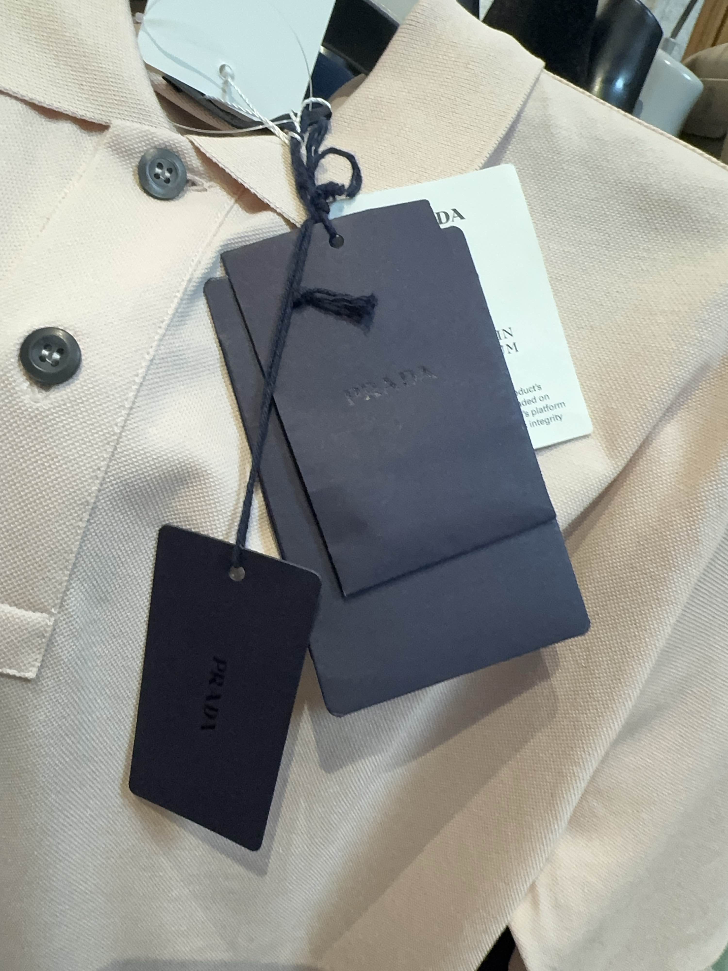 Prada Prada Logo Patch Polo Shirt Size L Size US L / EU 52-54 / 3 - 5 Thumbnail