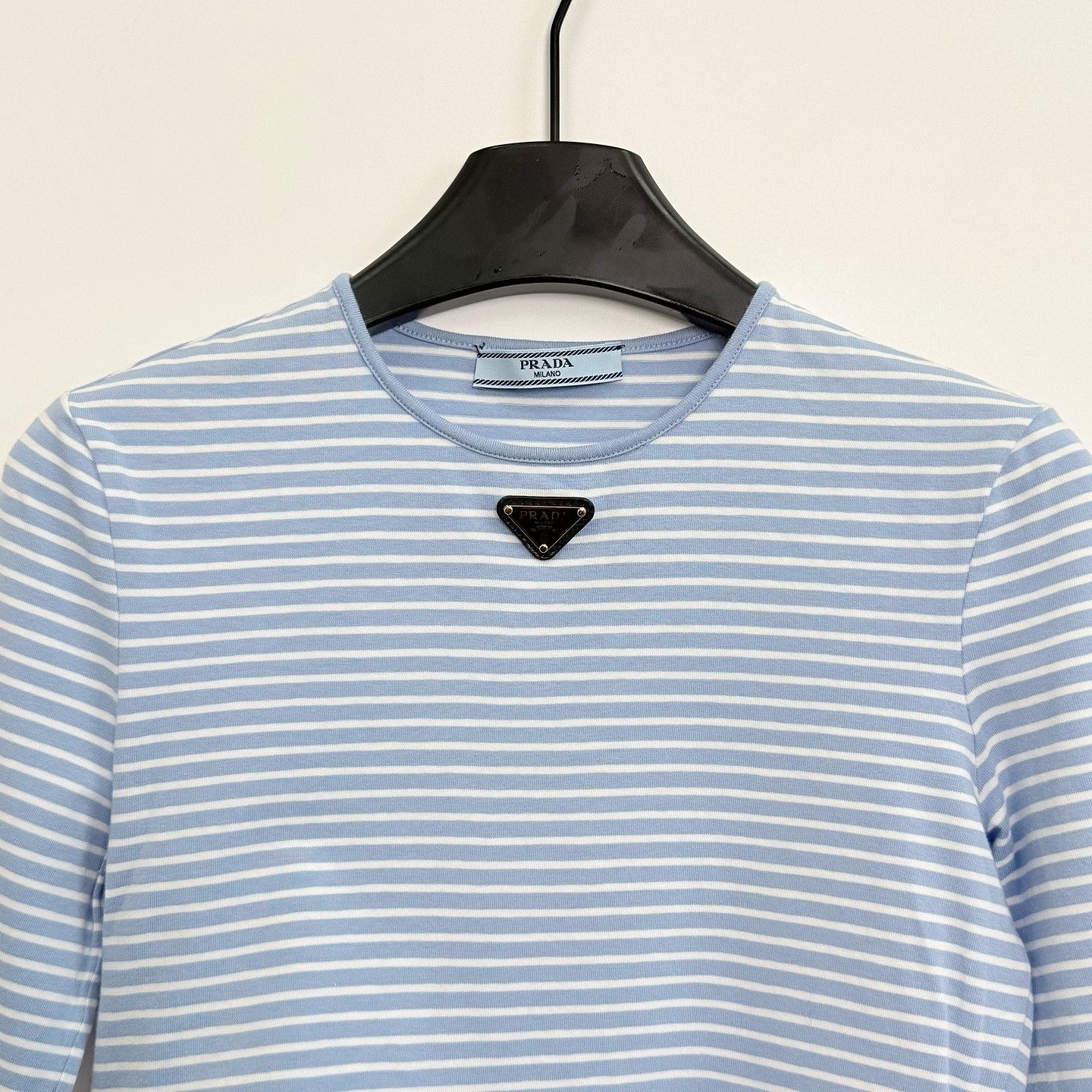 Prada Prada Striped Crop Top Size 38 Size XS / US 0-2 / IT 36-38 - 6 Thumbnail
