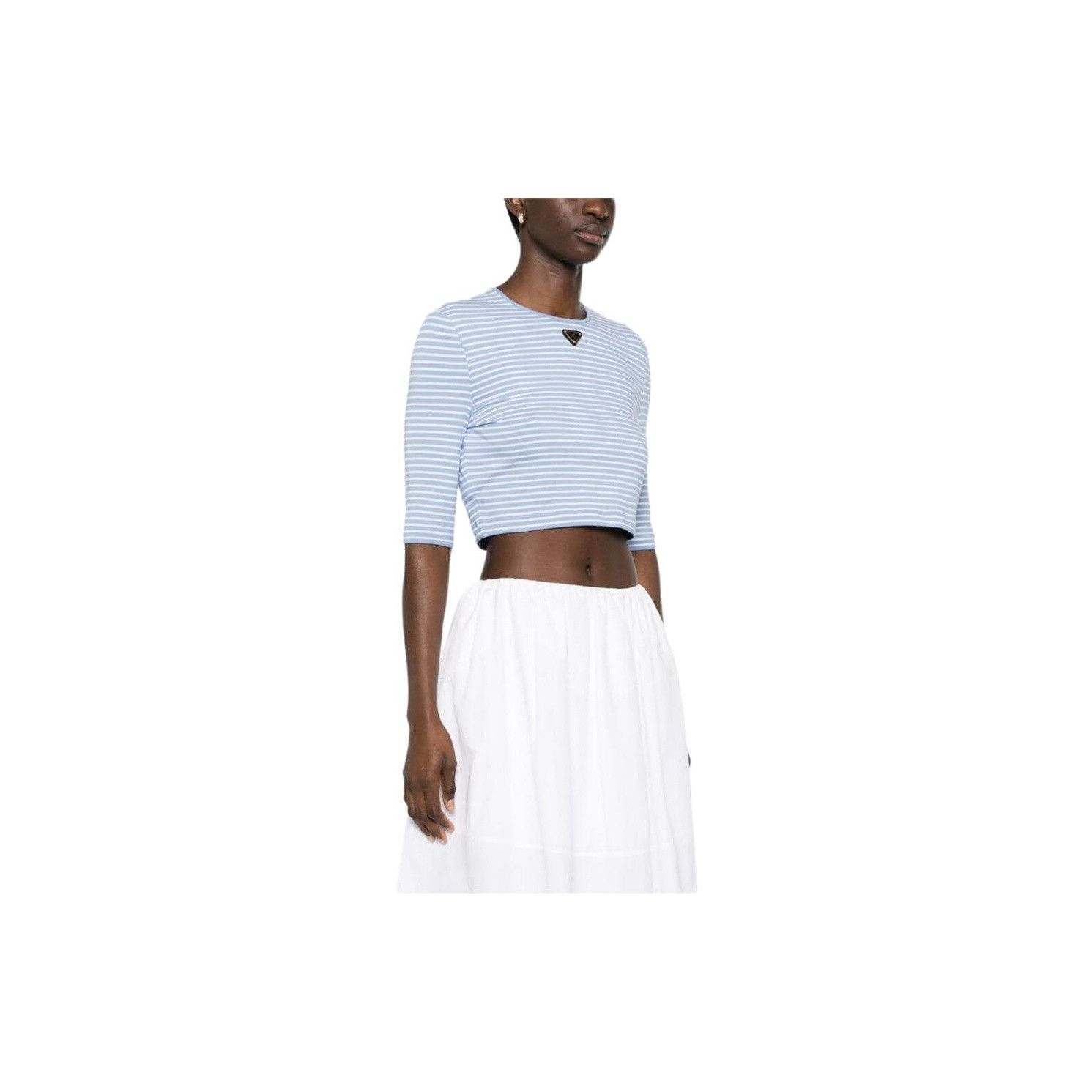 Prada Prada Striped Crop Top Size 38 Size XS / US 0-2 / IT 36-38 - 9 Thumbnail
