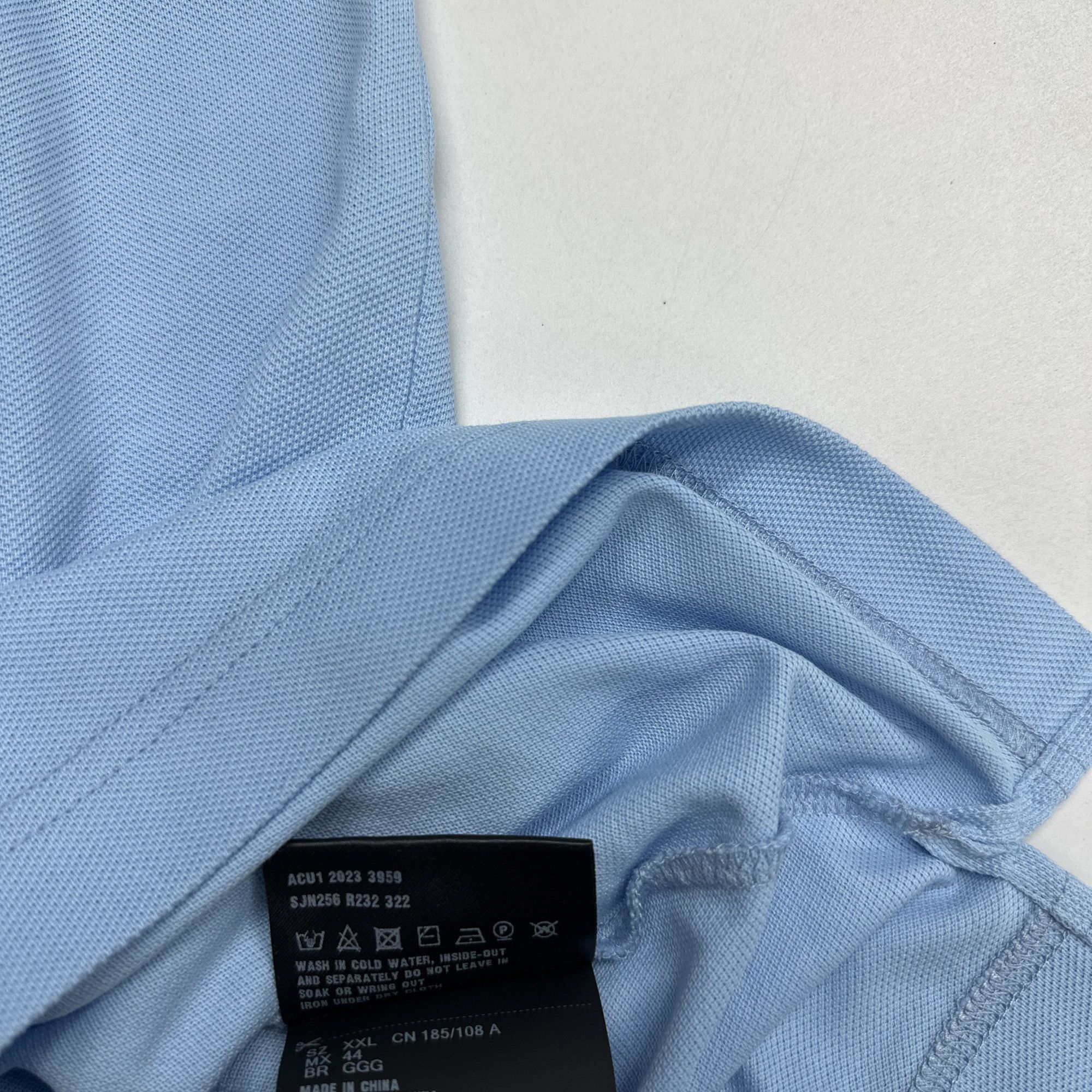 Prada Prada Light Blue Polo Shirt Size XXL Size US XXL / EU 58 / 5 - 5 Thumbnail