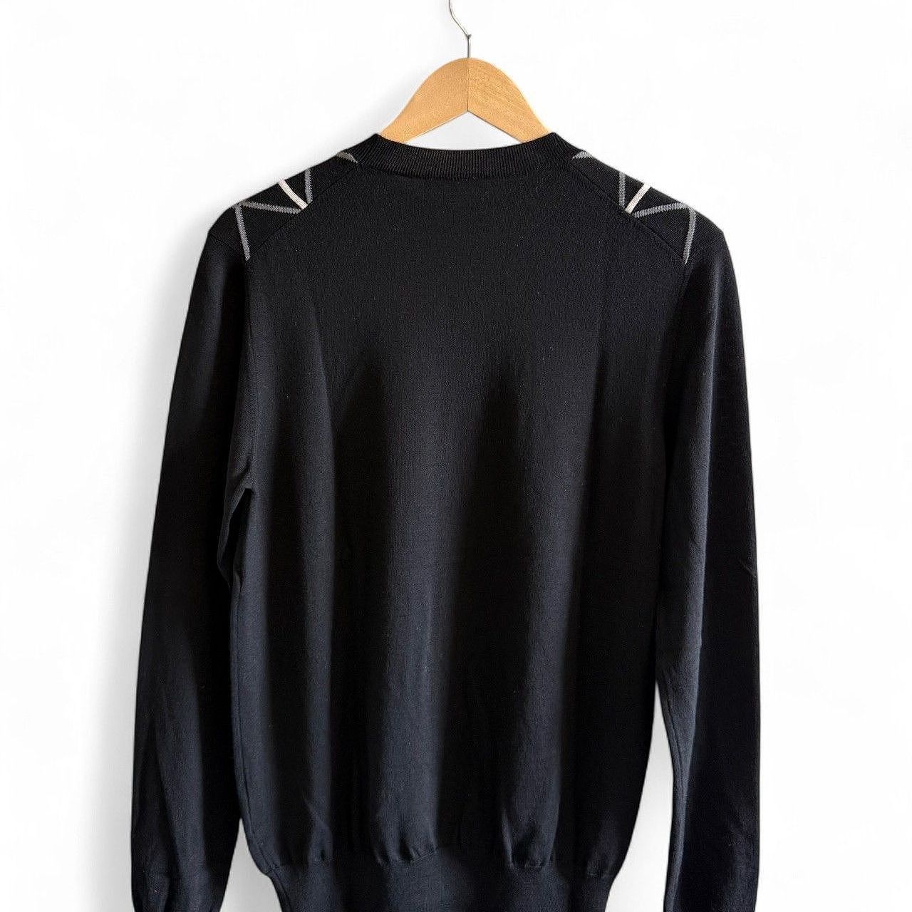 Prada Prada Diamond Stripe Wool Sweater Size M Size US M / EU 48-50 / 2 - 2 Thumbnail