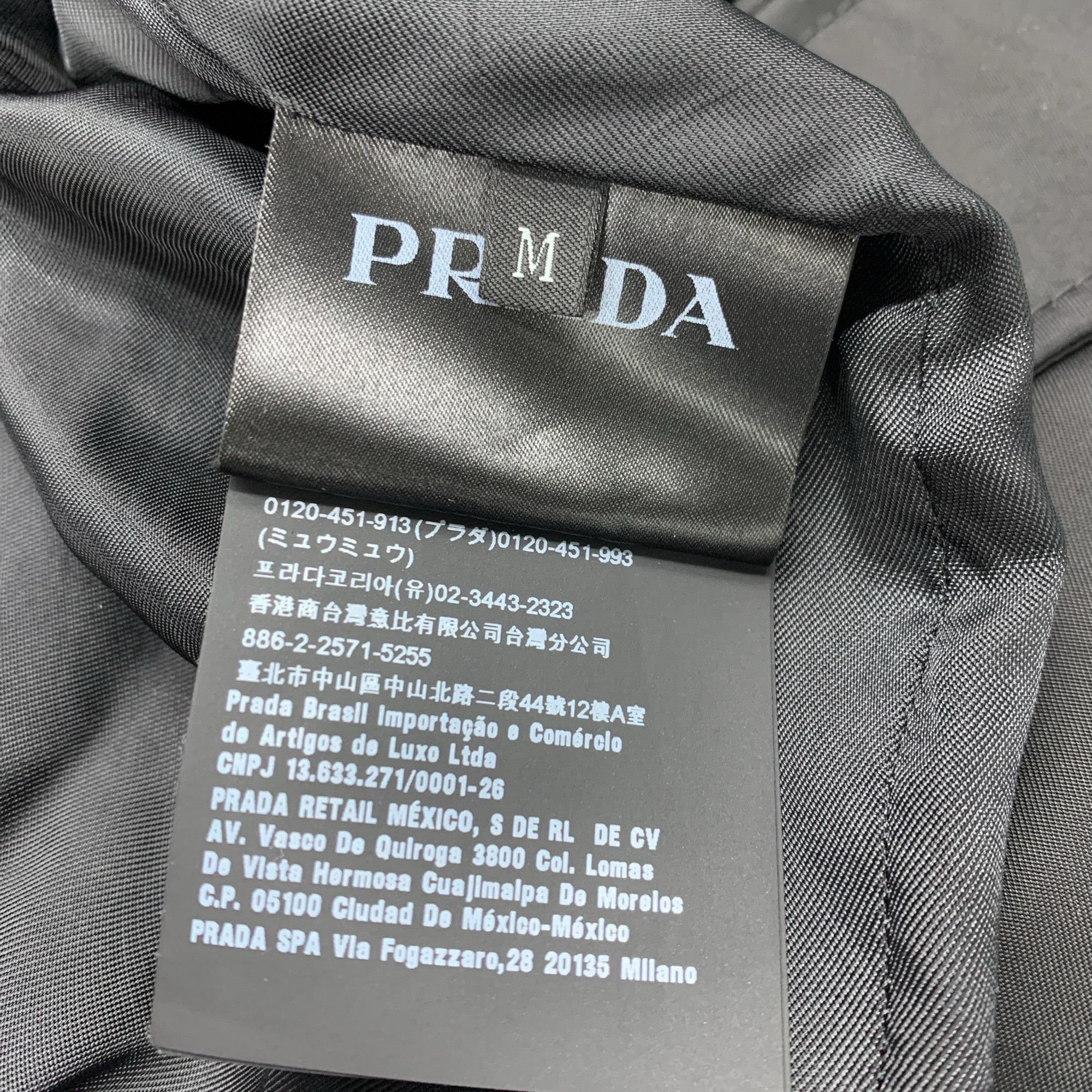 Prada Prada Logo Nylon Belted Coat Size M Size M / US 6-8 / IT 42-44 - 4 Thumbnail