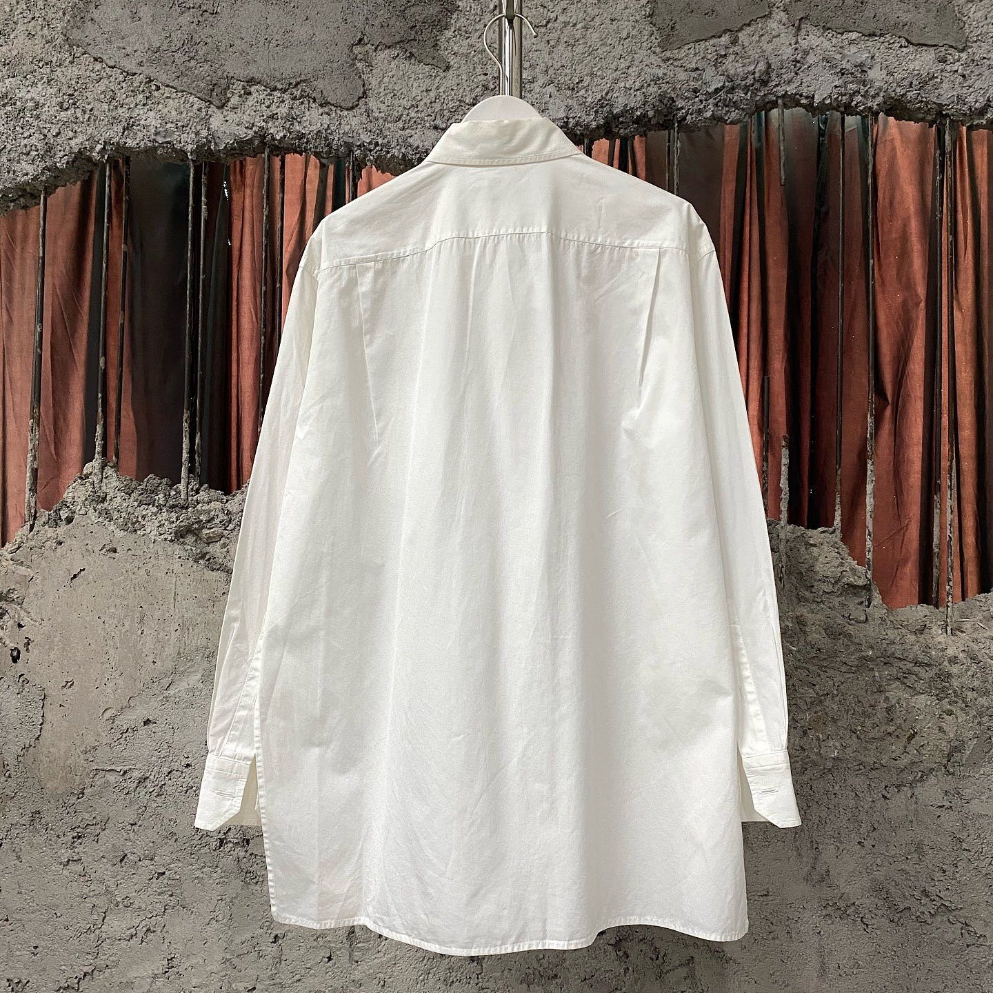 Prada Prada Logo Patch Poplin Shirt Size 38 Size XS / US 0-2 / IT 36-38 - 2 Thumbnail