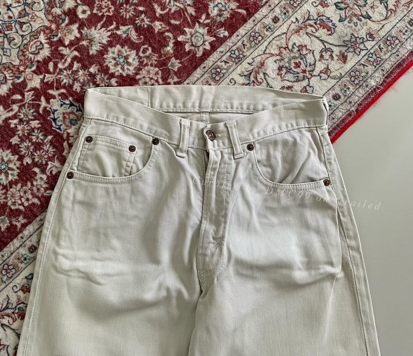 Levi's Vintage 1960s Levi's 921B Big E Corduroy Jeans Size US 27 - 6 Thumbnail