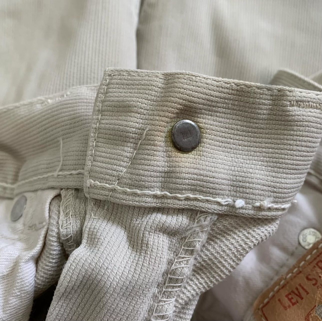 Levi's Vintage 1960s Levi's 921B Big E Corduroy Jeans Size US 27 - 9 Thumbnail