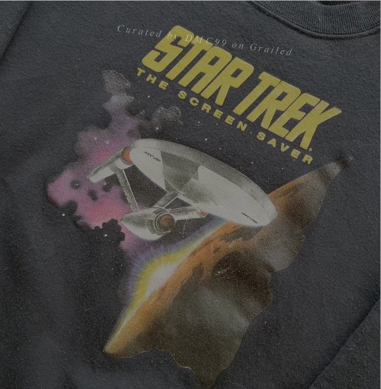 Vintage 1992 Star Trek Raglan Sweatshirt by FOTL Size US M / EU 48-50 / 2 - 5 Thumbnail