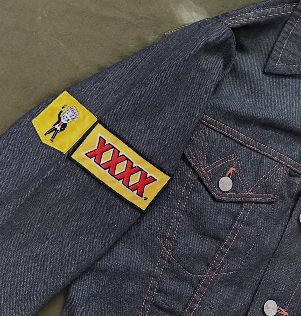 Wrangler Vintage 1970s Wrangler Patchwork Jacket Size US M / EU 48-50 / 2 - 4 Thumbnail