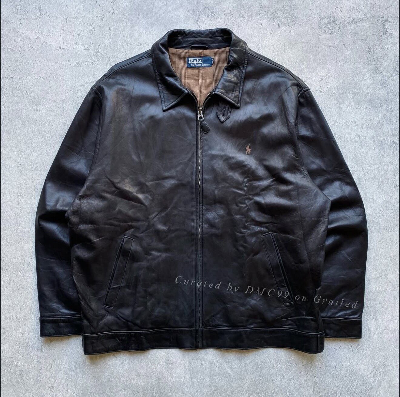 Ralph Lauren Vintage Polo Ralph Lauren 1990s Leather Jacket Size US M / EU 48-50 / 2 - 2 Thumbnail