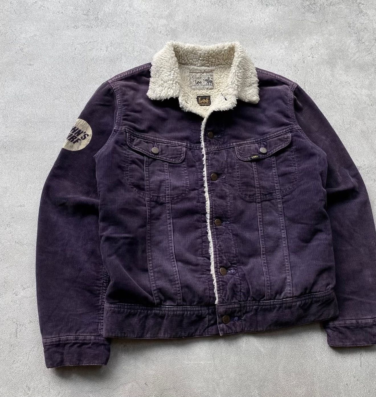Lee Vintage Lee 90s Storm Rider Purple Trucker Jacket Size US M / EU 48-50 / 2 - 2 Thumbnail