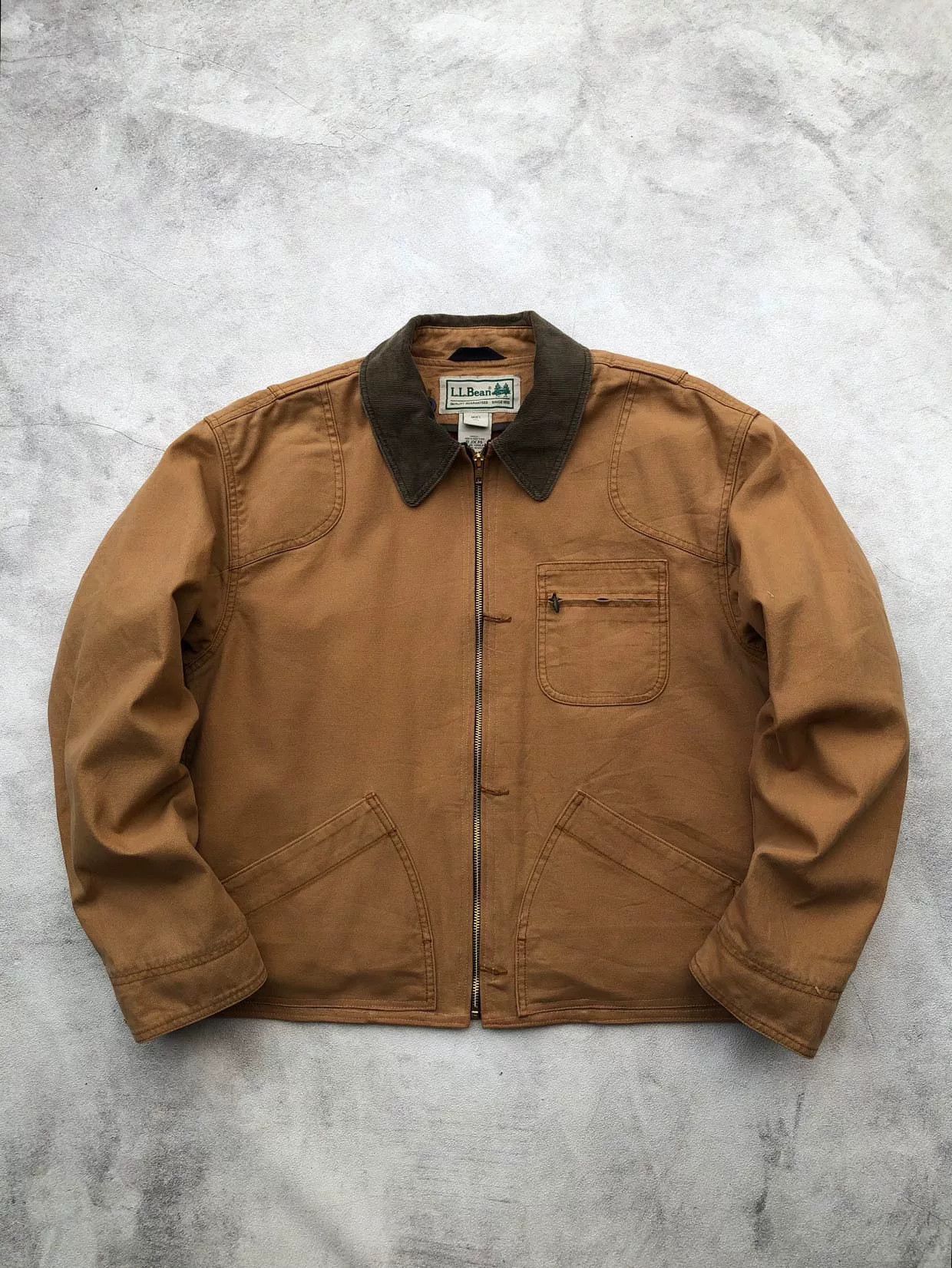 Vintage Vintage L.L.Bean 90s Cropped Hunting Jacket Size US M / EU 48-50 / 2 - 2 Thumbnail