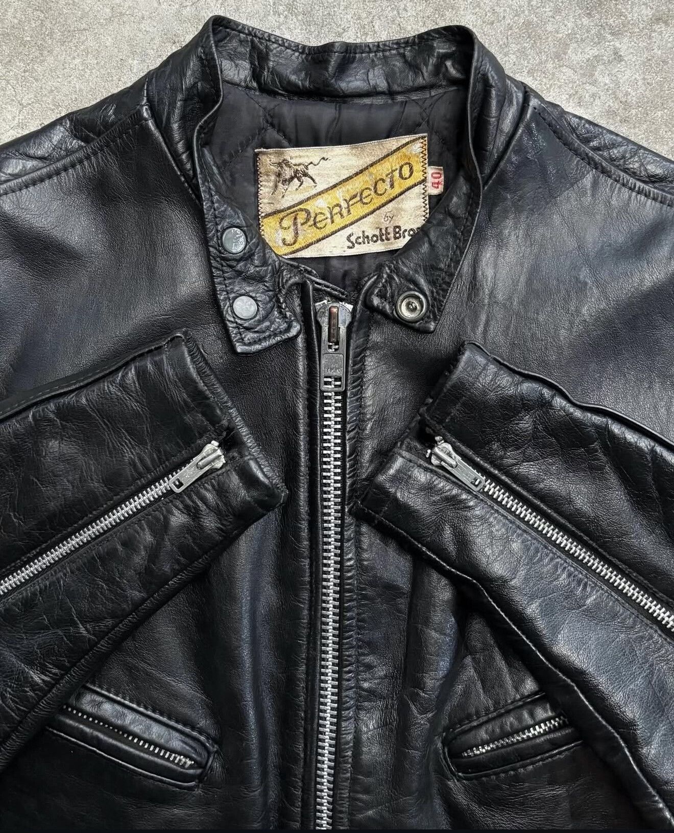 Schott 1970s Schott NYC Perfecto 641XX Cafe Racer Jacket Size US M / EU 48-50 / 2 - 2 Thumbnail