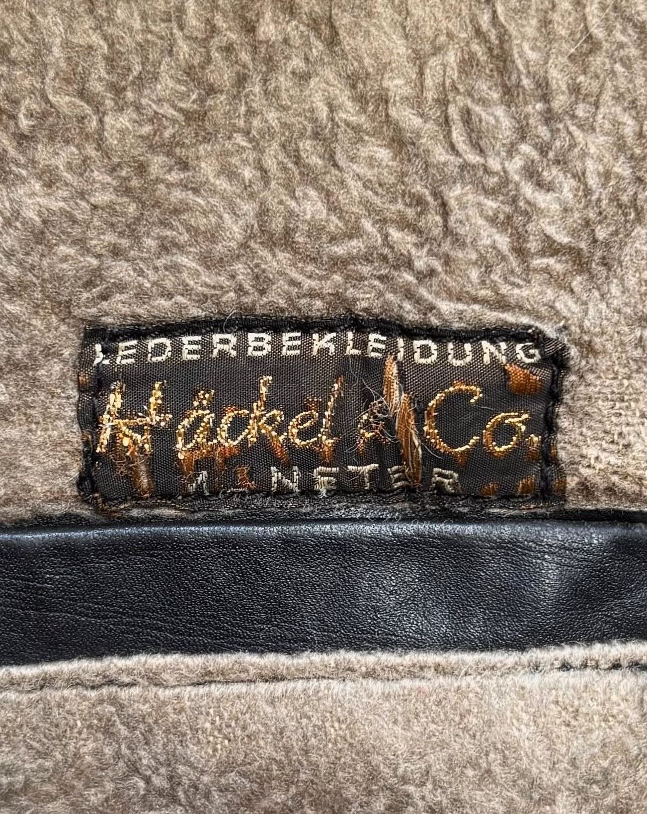 Vintage 1950s German Tailor Motorcycle Leather Jacket Size US L / EU 52-54 / 3 - 7 Thumbnail