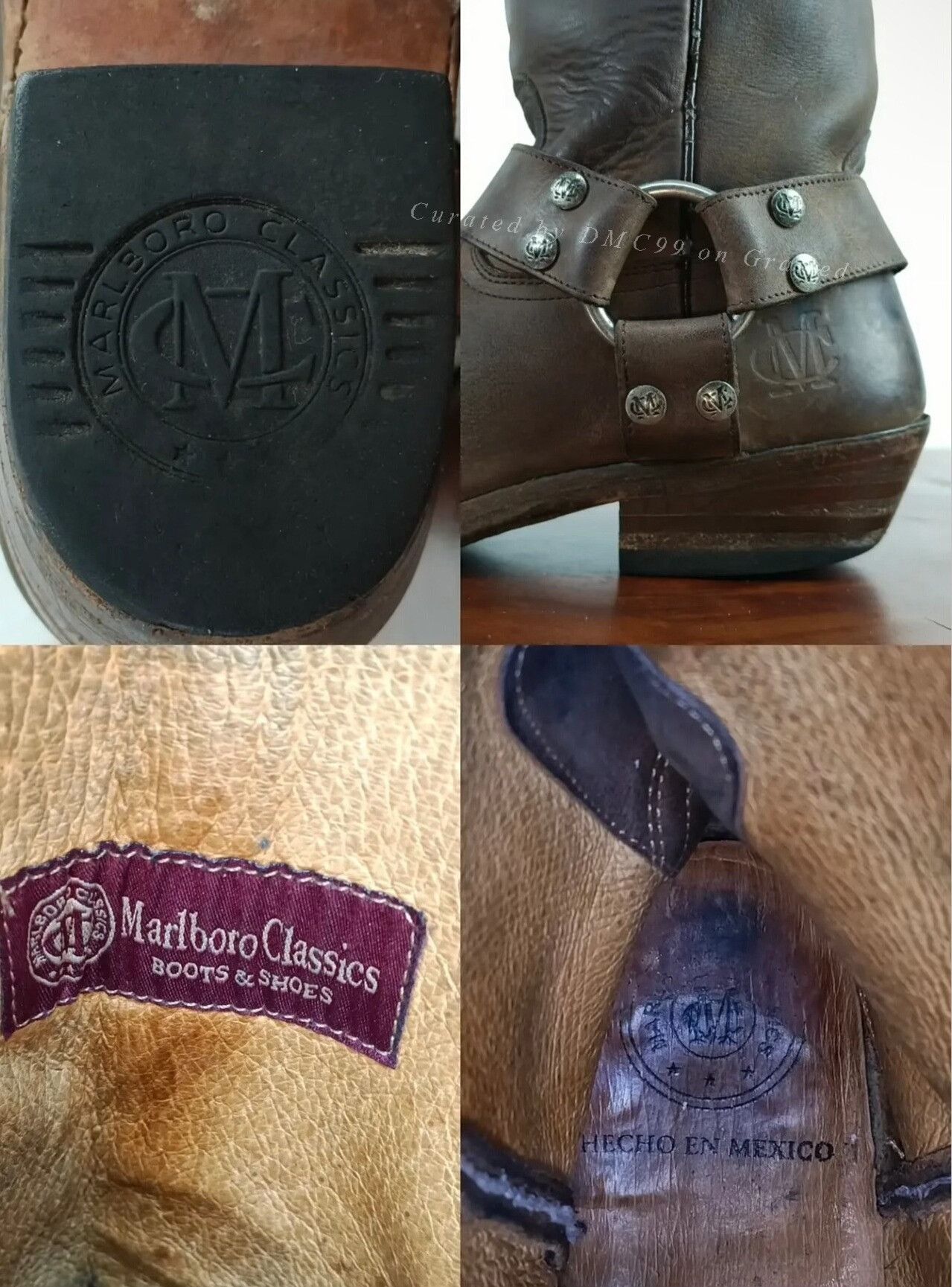 Vintage Vintage Marlboro 90s-00s Classic Leather Boots Size US 8 / EU 41 - 3 Thumbnail