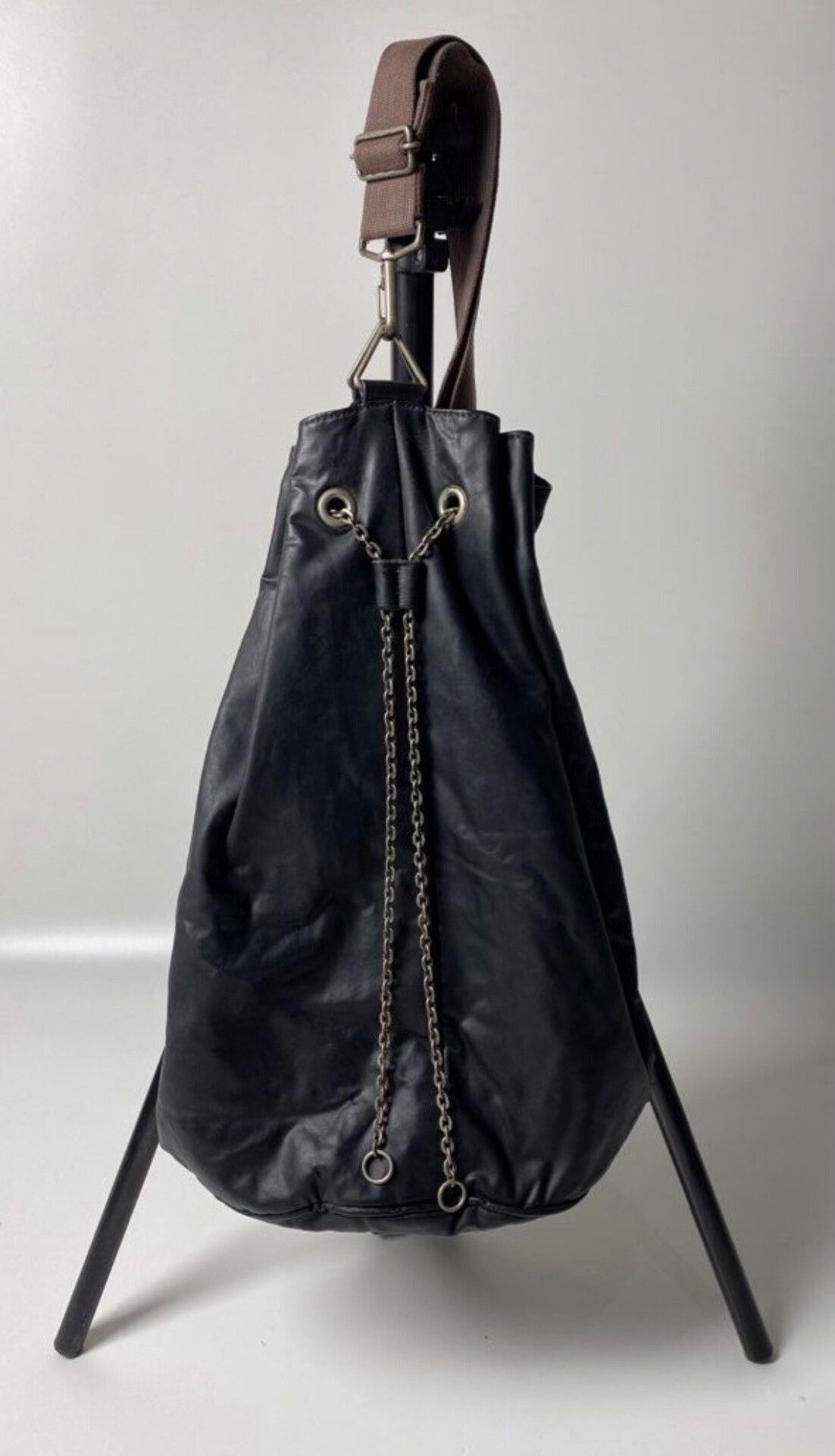 Vintage Vintage Jean Paul Gaultier 1990s Drawstring Bucket Bag Size ONE SIZE - 3 Thumbnail