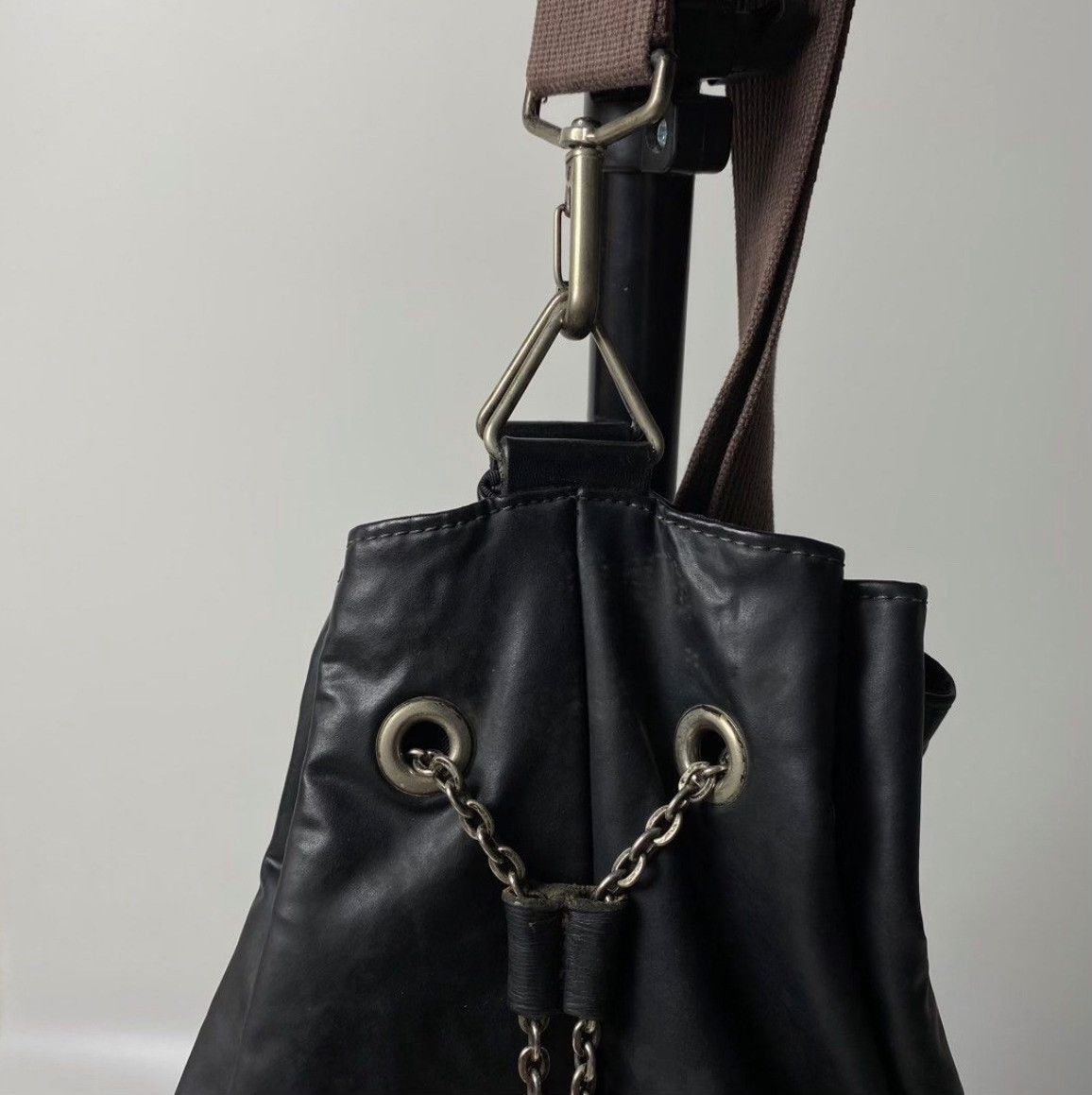 Vintage Vintage Jean Paul Gaultier 1990s Drawstring Bucket Bag Size ONE SIZE - 4 Thumbnail