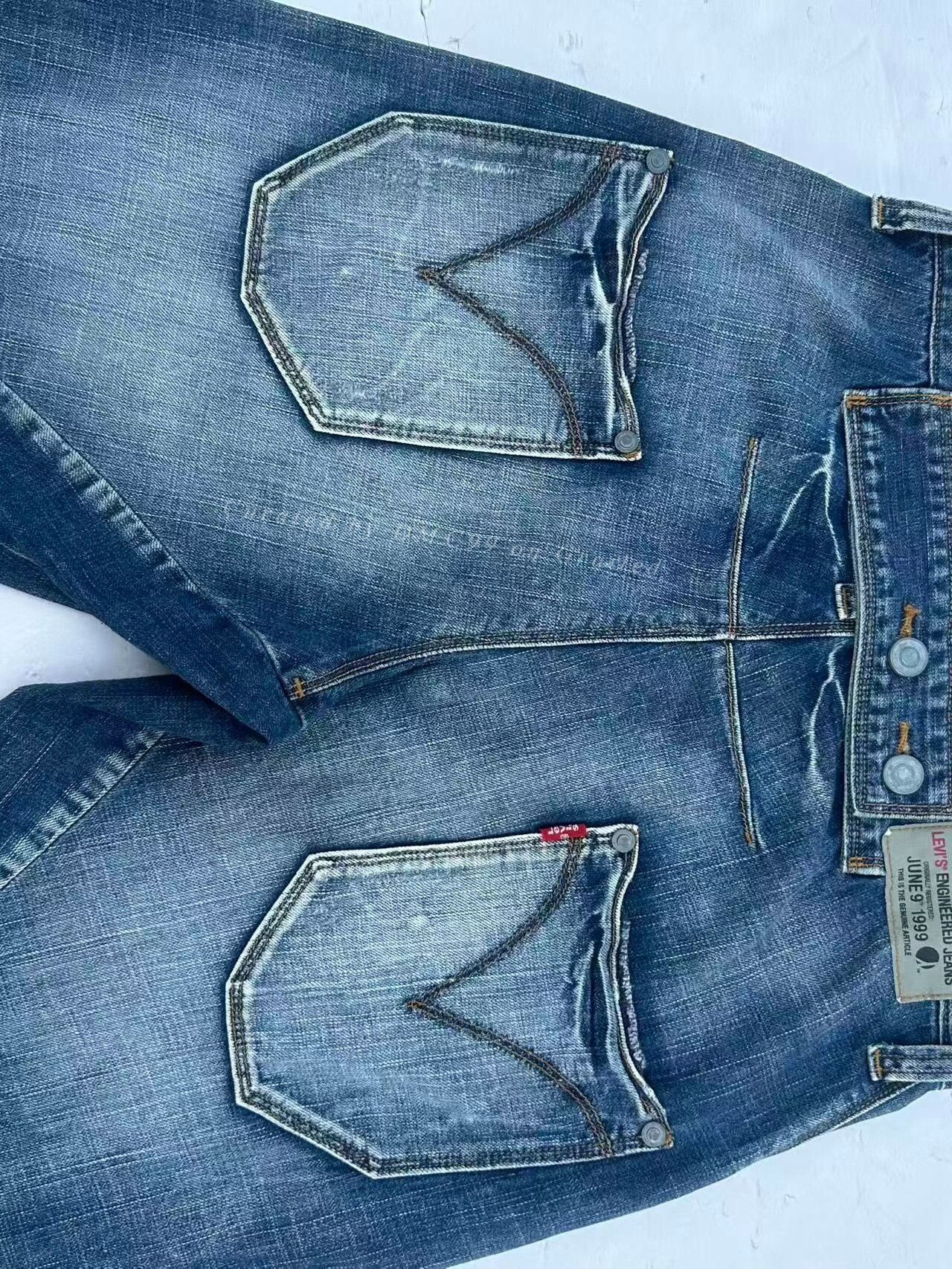 Levi's Vintage Levi's 2000s LEJ Engineered Jeans Size US 28 / EU 44 - 8 Thumbnail