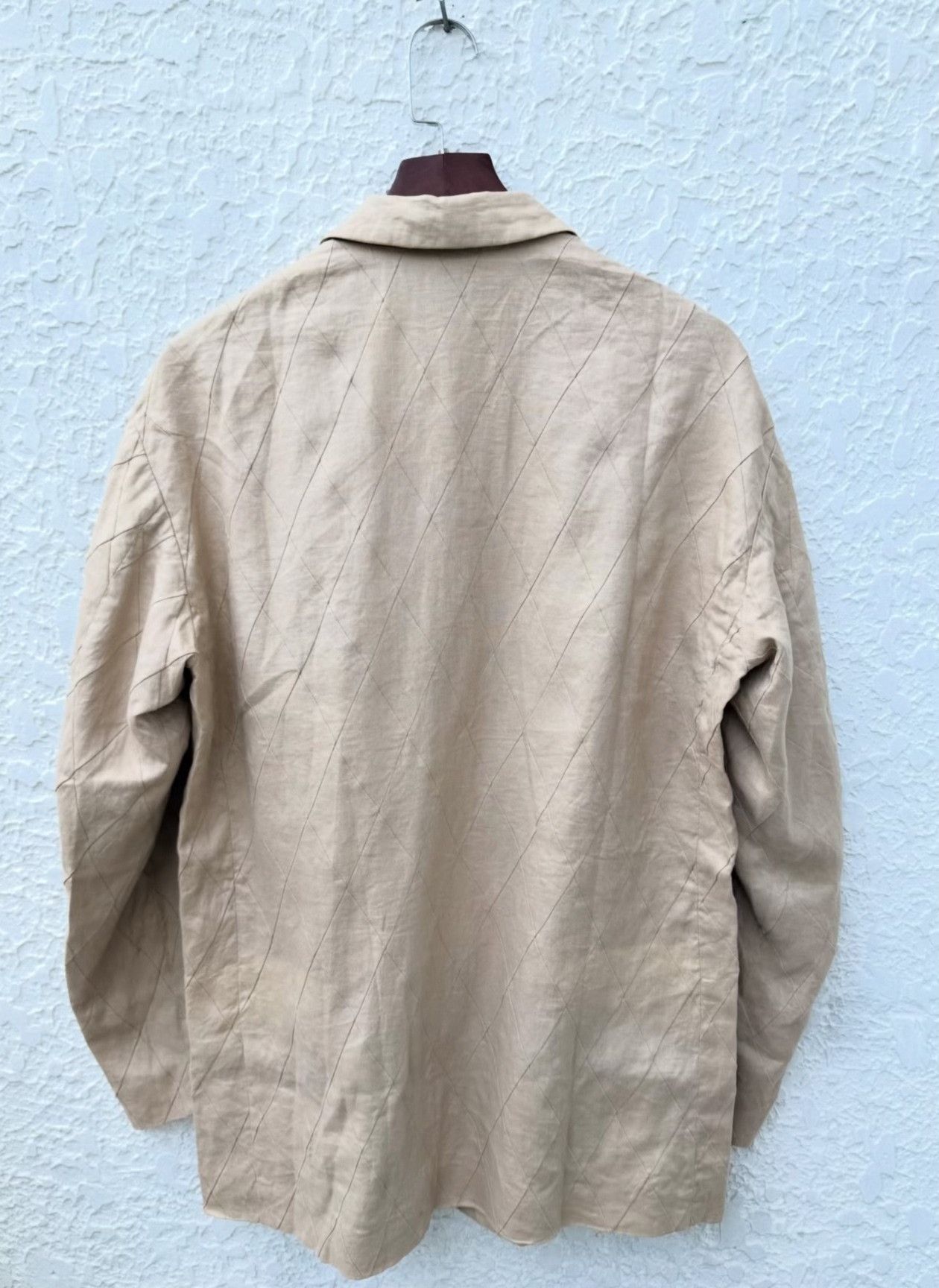 Issey Miyake Vintage Issey Miyake SS2002 Linen Blazer Size US M / EU 48-50 / 2 - 4 Thumbnail