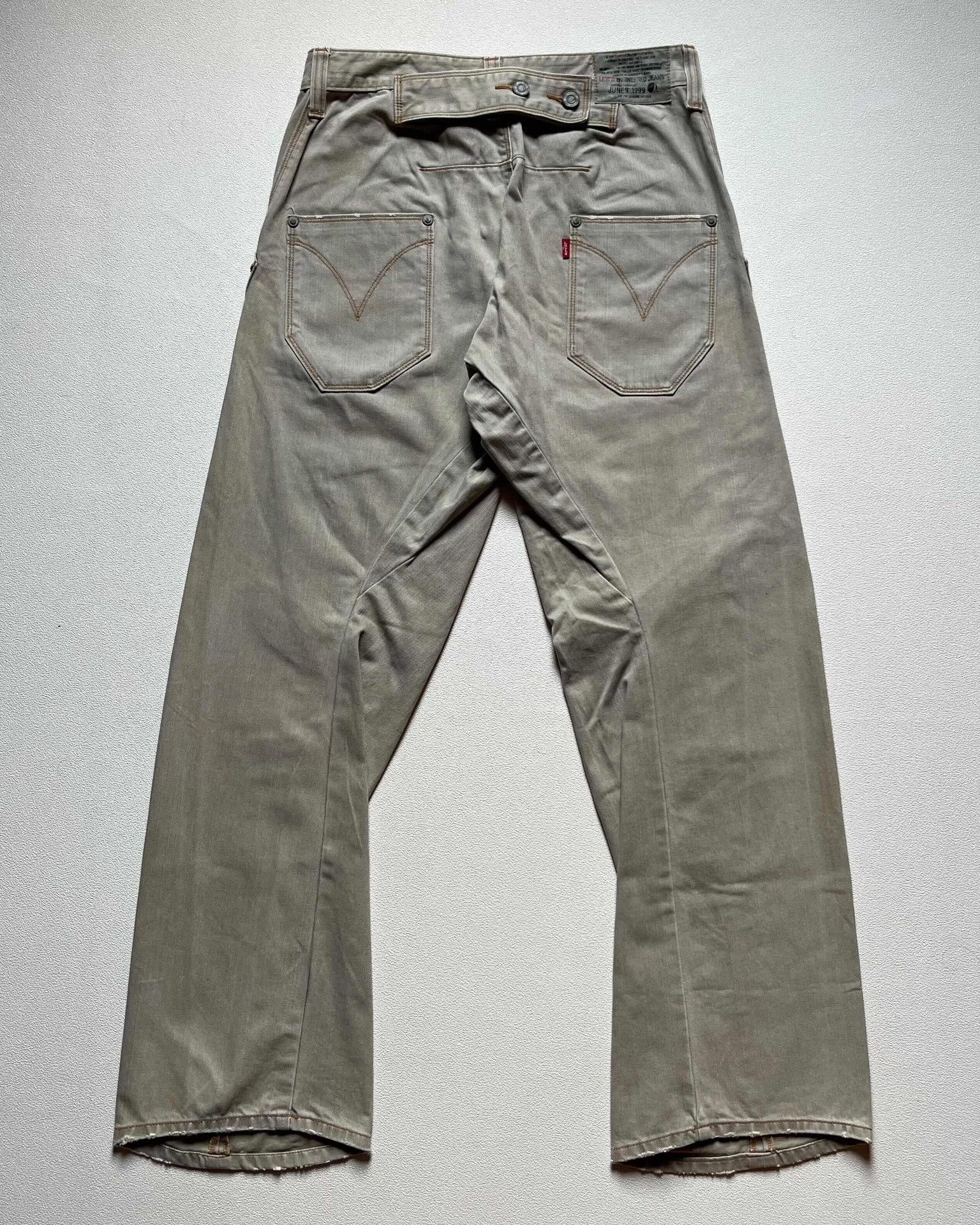 Levi's Vintage Levi's 2000s Engineered Cinch Back Twisted Leg Jeans Size US 32 / EU 48 - 3 Thumbnail