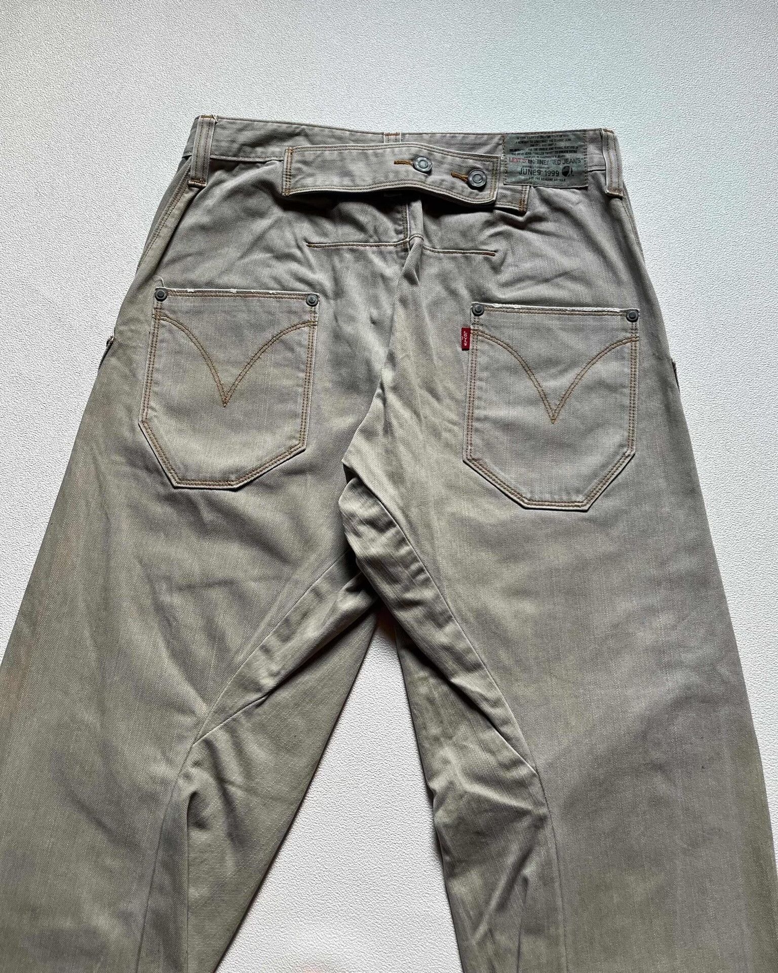 Levi's Vintage Levi's 2000s Engineered Cinch Back Twisted Leg Jeans Size US 32 / EU 48 - 5 Thumbnail