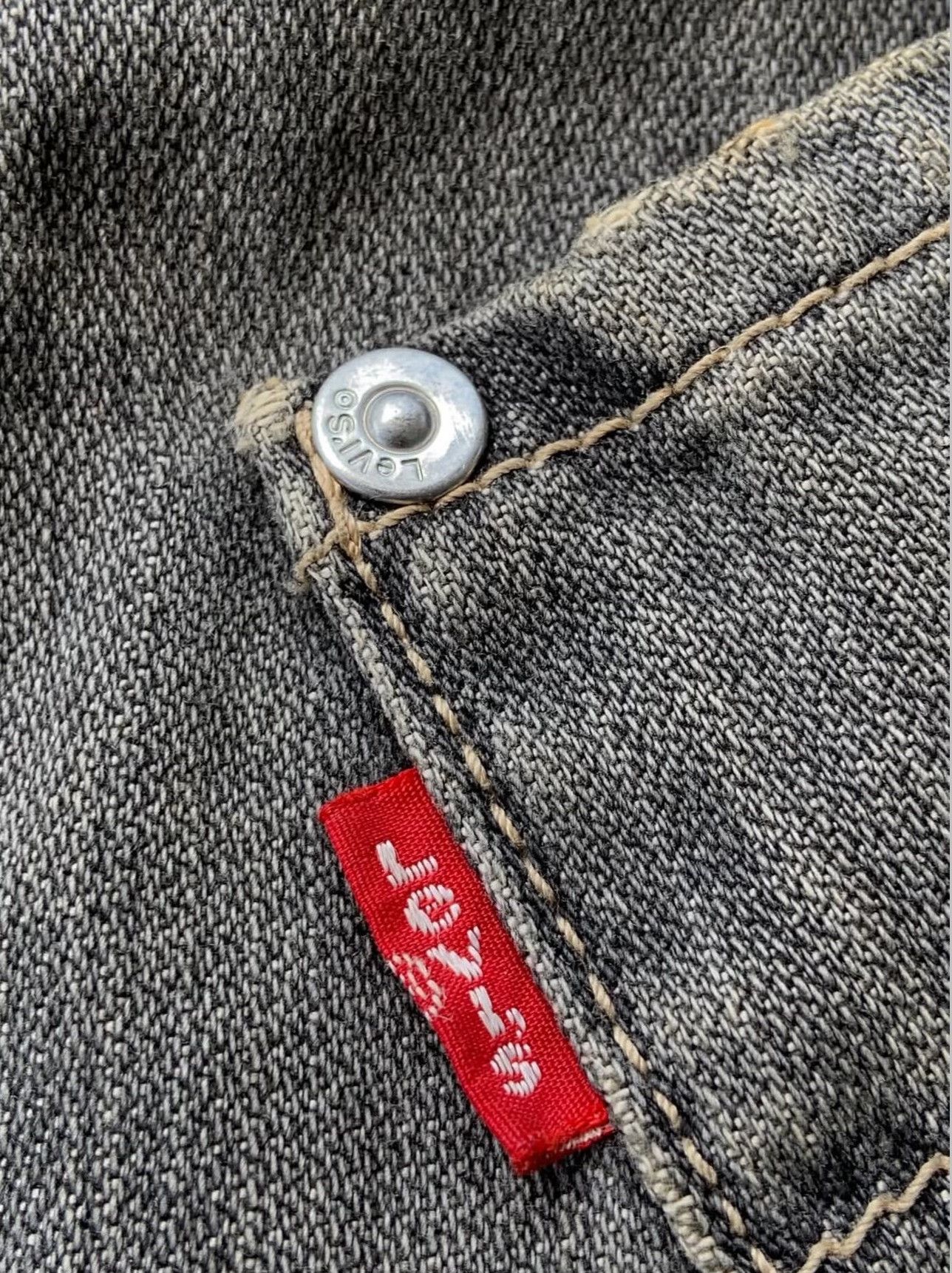 Vintage Vintage 2000s Levi's Engineered Black Jacket Size M / US 6-8 / IT 42-44 - 4 Thumbnail