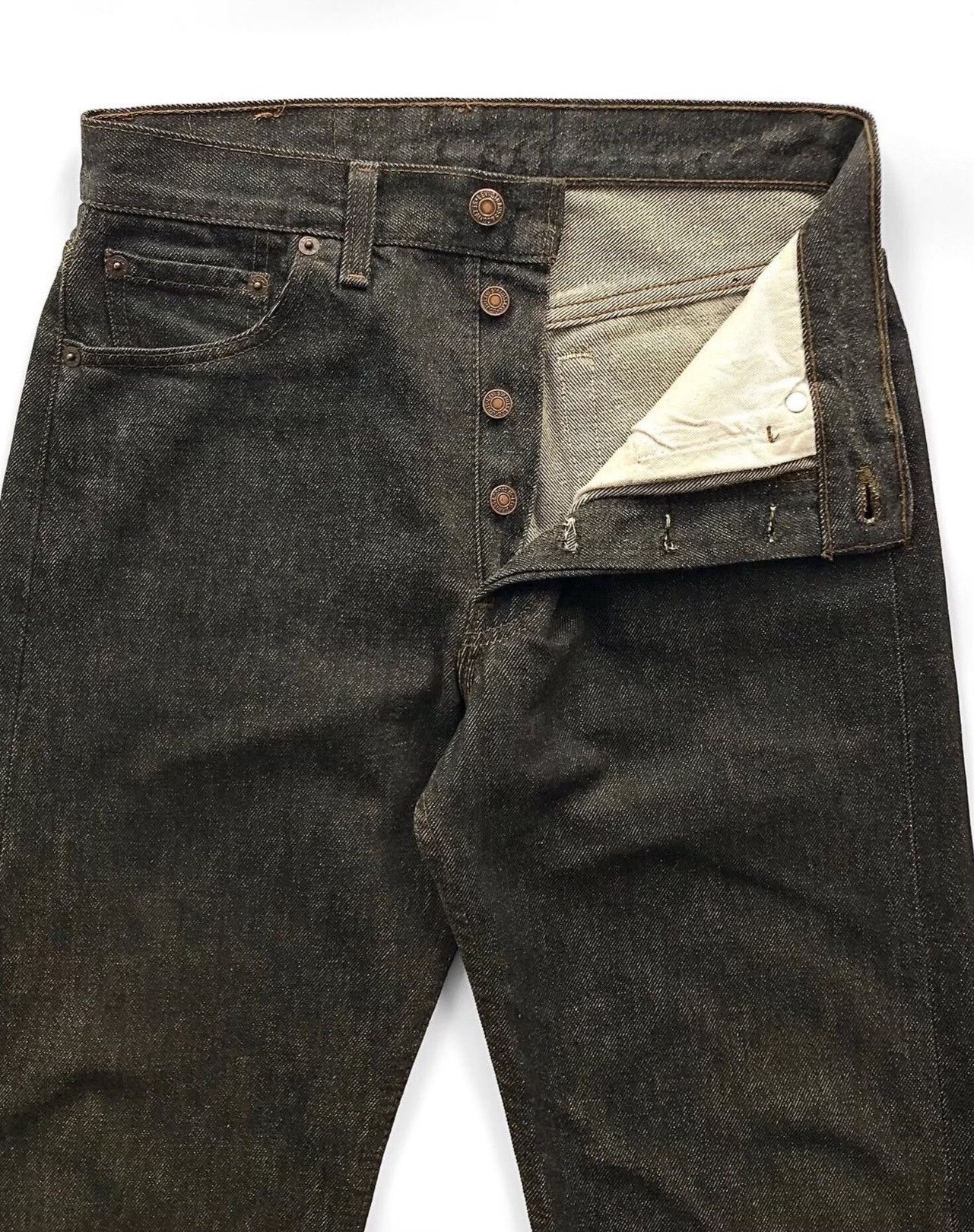 Levi's 1990s Vintage Levi's 501 Jeans Size US 26 / EU 42 - 2 Thumbnail