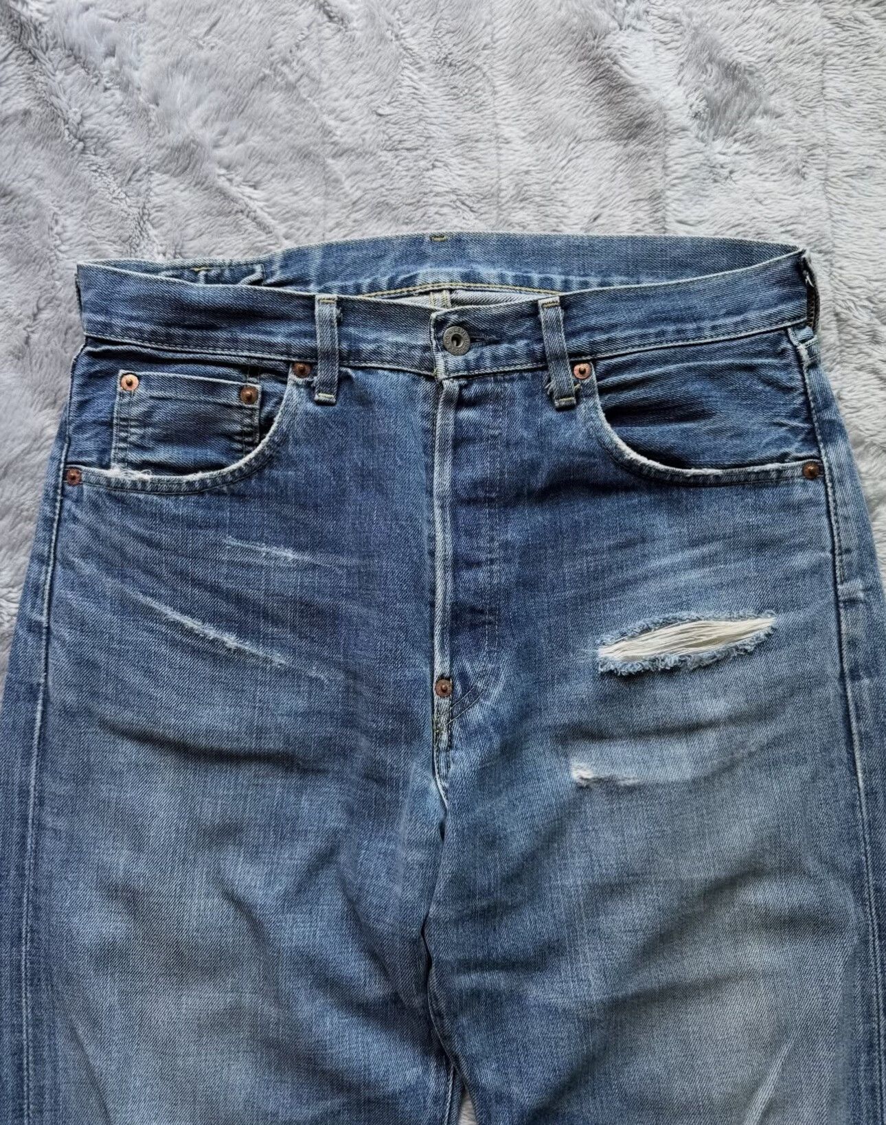 Levi's Vintage Levi's 90s 702xx BigE Selvedge Denim Size US 32 / EU 48 - 3 Thumbnail