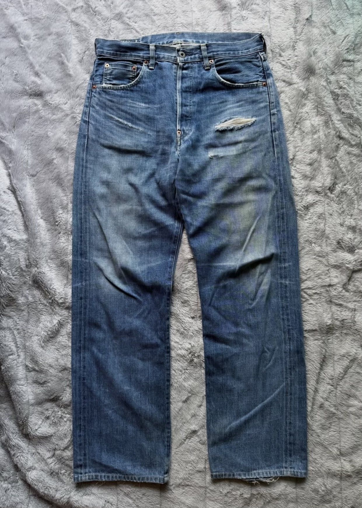 Levi's Vintage Levi's 90s 702xx BigE Selvedge Denim Size US 32 / EU 48 - 2 Thumbnail