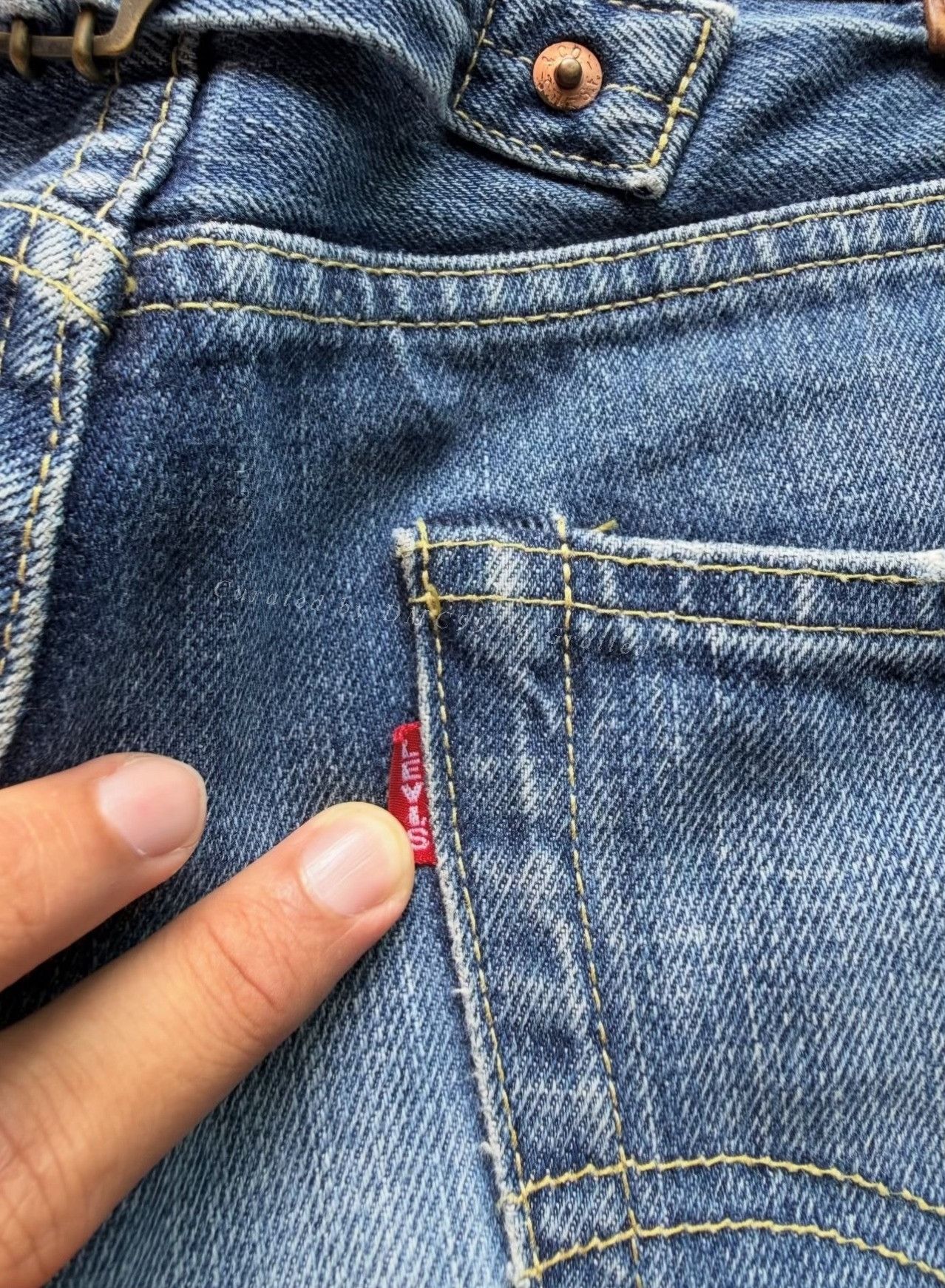 Levi's Vintage Levi's 90s 702xx BigE Selvedge Denim Size US 32 / EU 48 - 7 Thumbnail