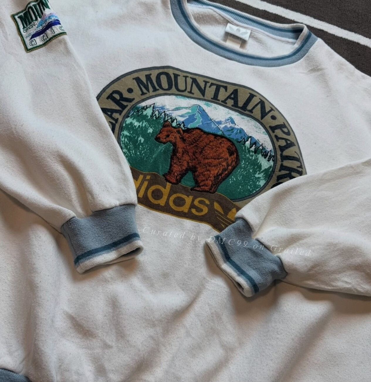 Vintage 1980s Vintage Adidas Bear Mountain Hoodie Size US M / EU 48-50 / 2 - 5 Thumbnail