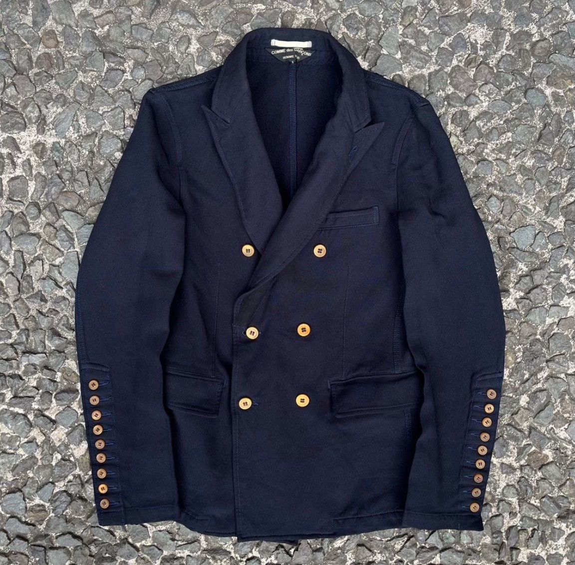 Comme des Garcons Vintage CDG Homme Plus FW2012 Double Breasted Jacket Size US M / EU 48-50 / 2 - 3 Thumbnail