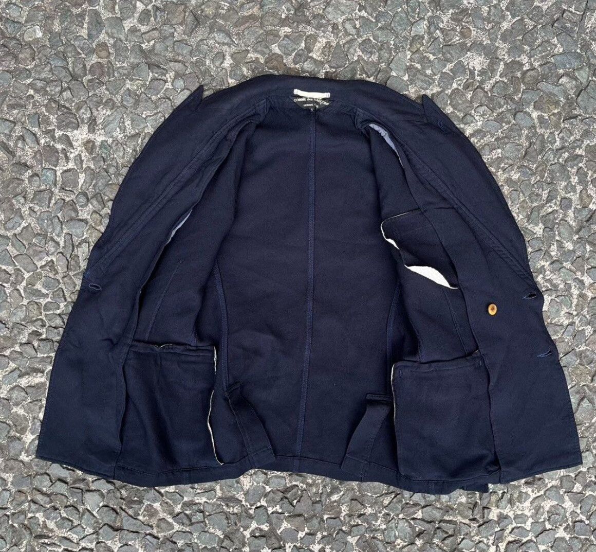 Comme des Garcons Vintage CDG Homme Plus FW2012 Double Breasted Jacket Size US M / EU 48-50 / 2 - 7 Thumbnail