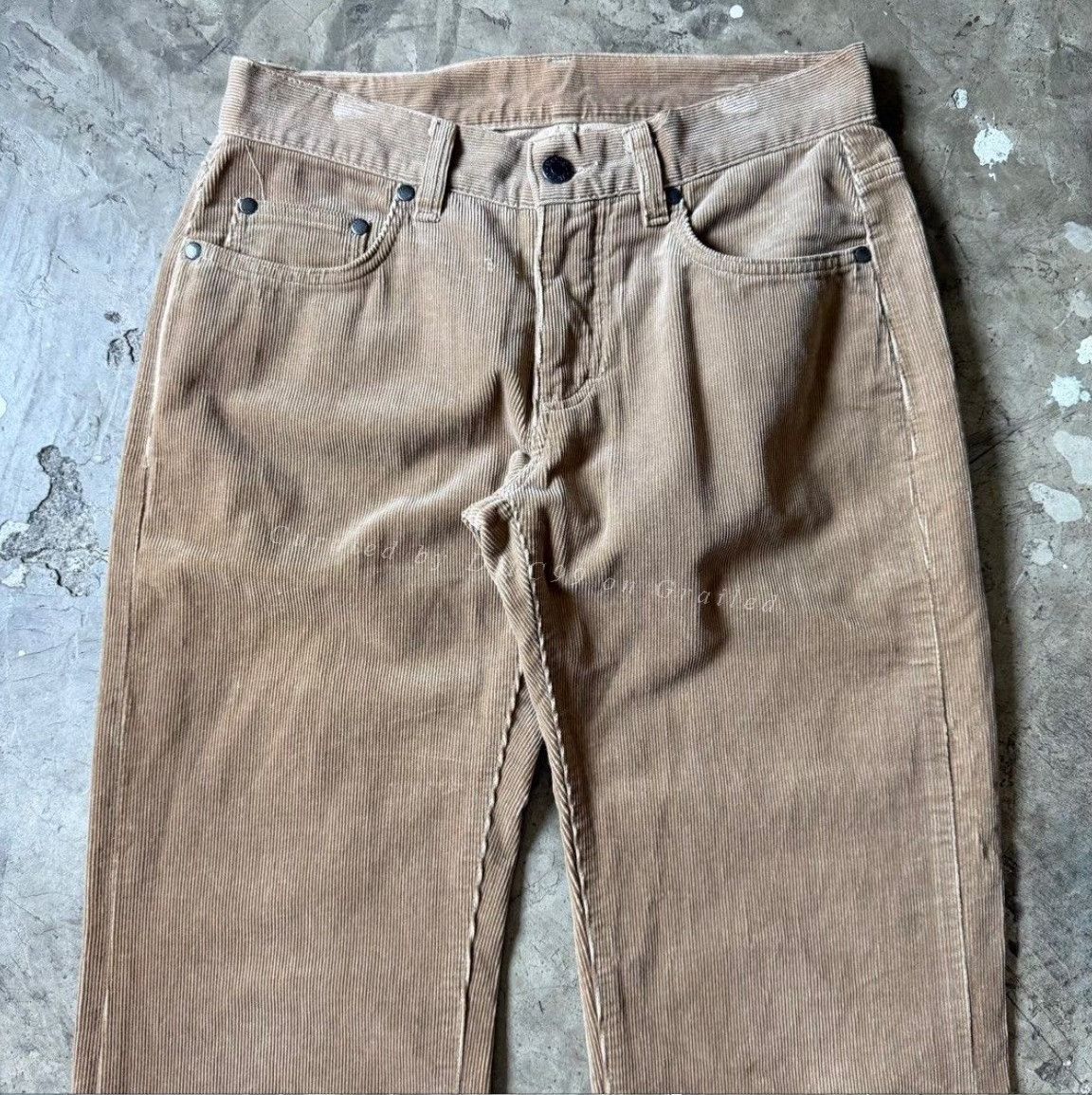 Gucci Vintage Gucci Corduroy Boot Cut Pants Size 24" / US 00 / IT 34 - 4 Thumbnail