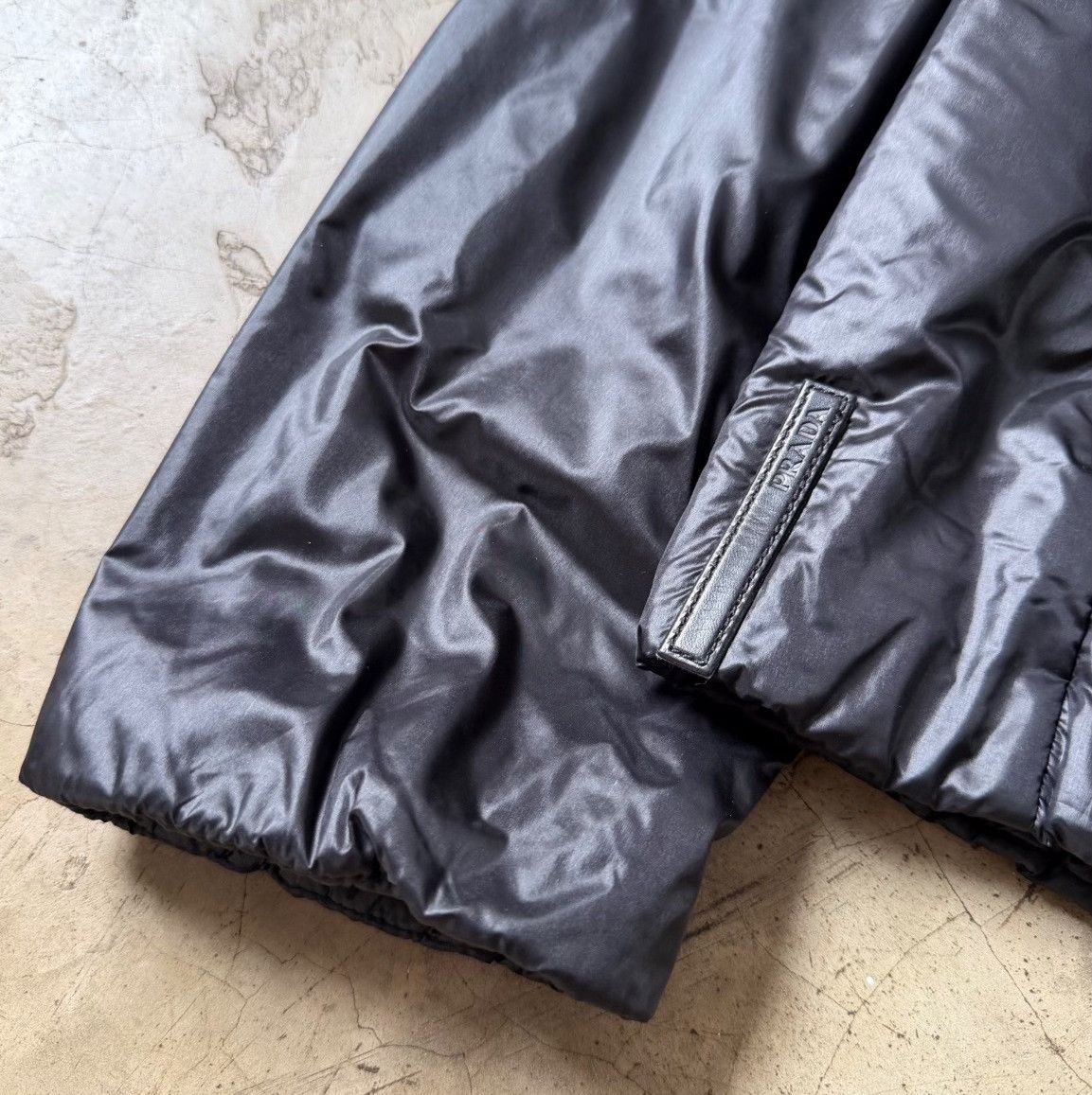 Prada Vintage Prada 90s-00s Nylon Zip Up Jacket Size US L / EU 52-54 / 3 - 4 Thumbnail