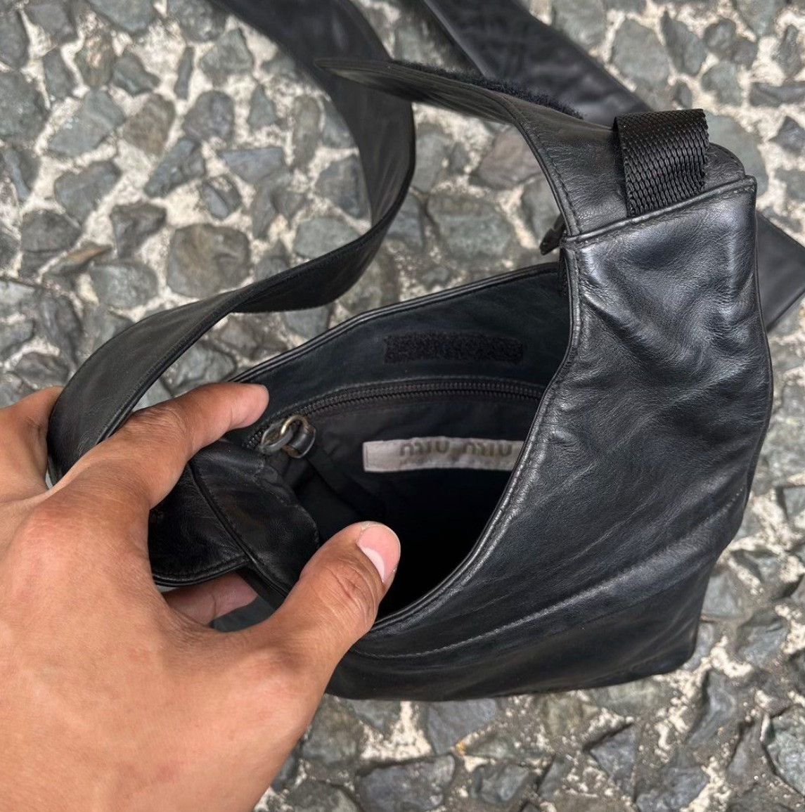 Miu Miu Miumiu F/W1999 All-Leather Crossbody Bag Size ONE SIZE - 9 Thumbnail