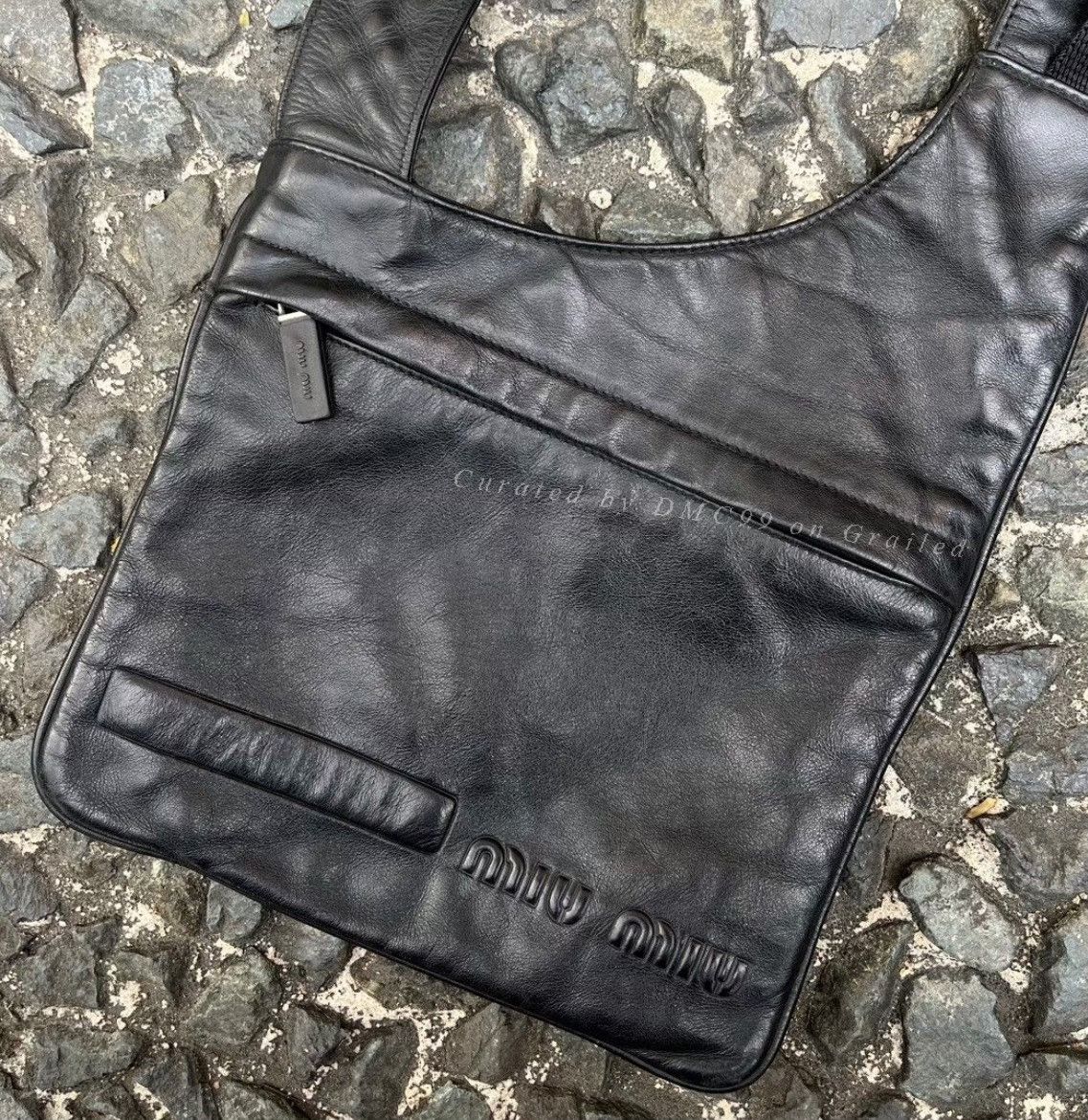 Miu Miu Miumiu F/W1999 All-Leather Crossbody Bag Size ONE SIZE - 2 Thumbnail