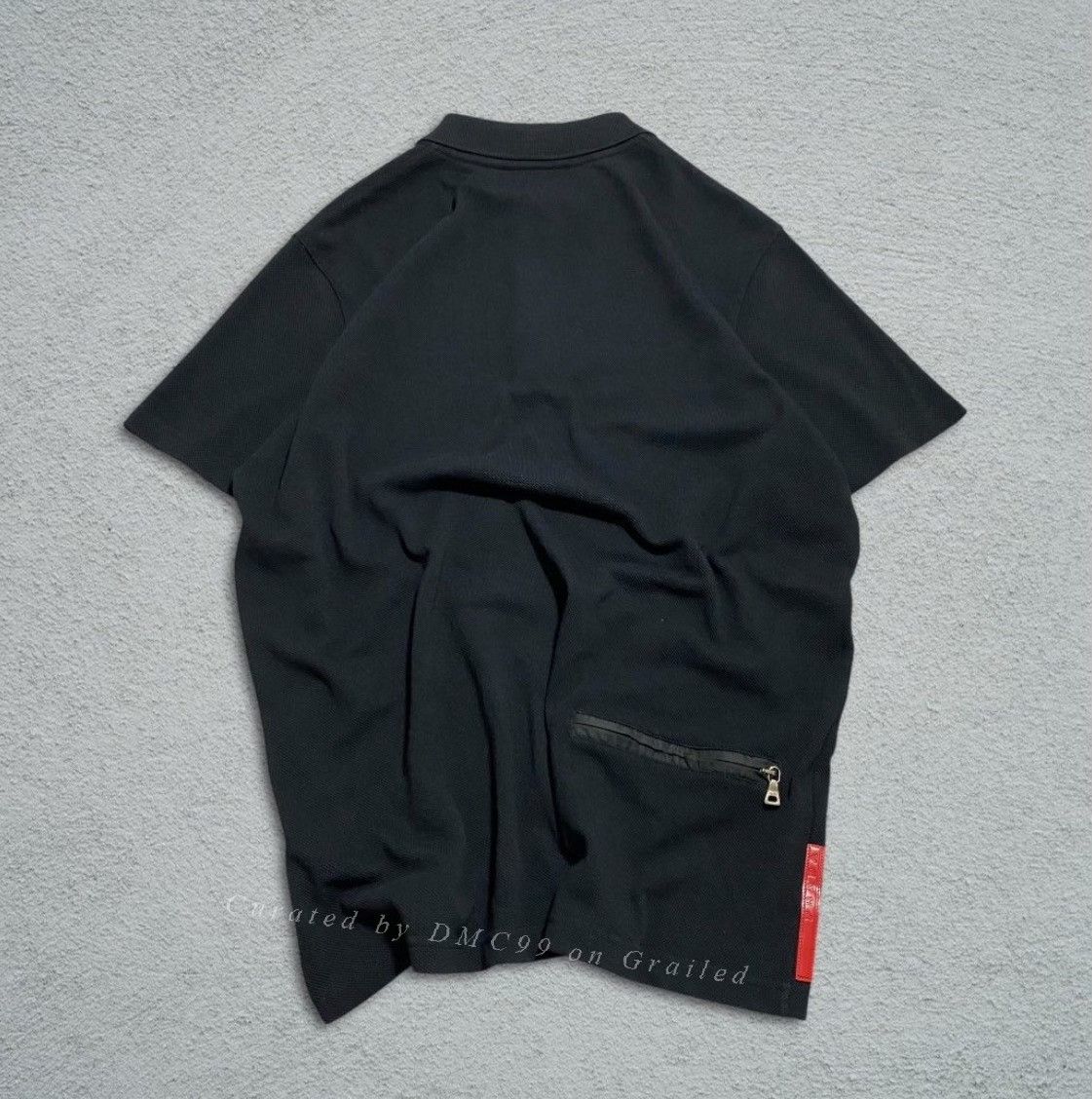 Prada Vintage Prada Linea Rossa QZIP Polo Shirt Size US M / EU 48-50 / 2 - 3 Thumbnail
