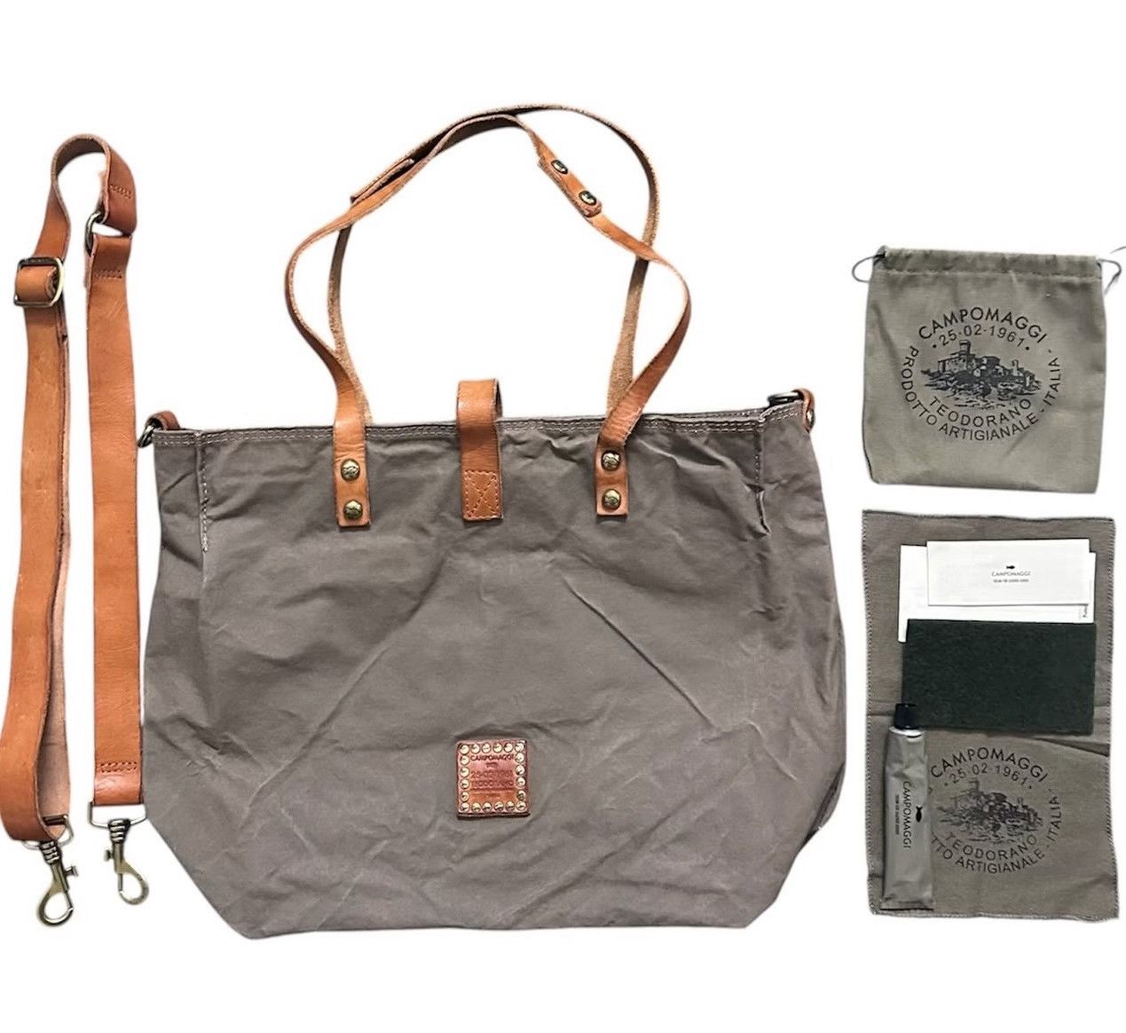 Vintage Vintage 2010s Campomaggi Teodorano Canvas Tote Size ONE SIZE - 2 Thumbnail
