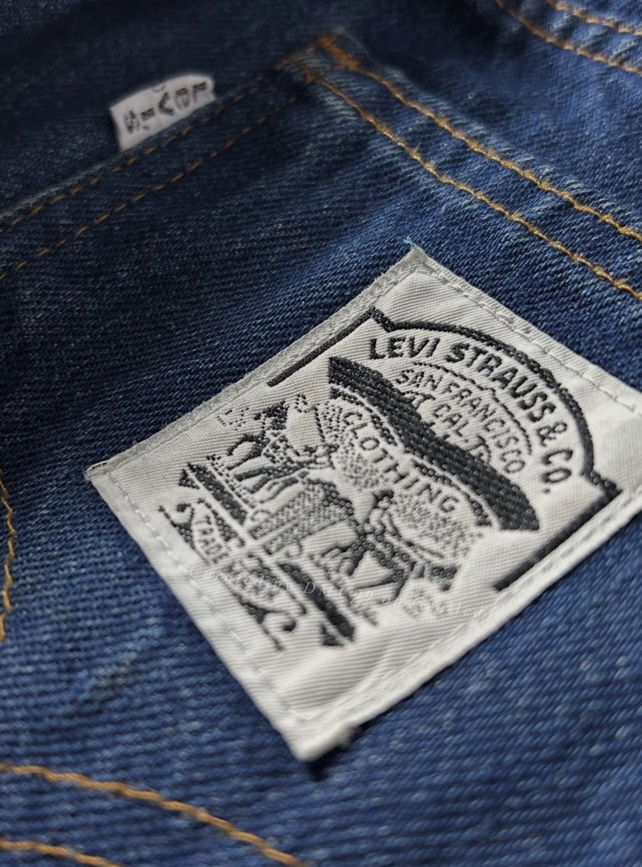 Levi's Vintage Levi's 1970-80s White Tab 214 Size 42" / US 20 - 2 Thumbnail