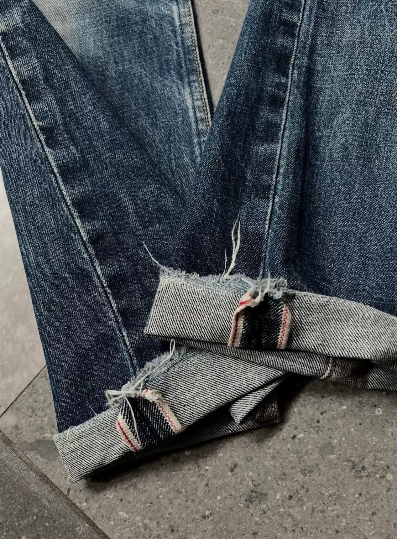Helmut Lang 00s Helmut Lang Low-Waist Raw Selvage Denim Size 26" / US 2 / IT 38 - 5 Thumbnail