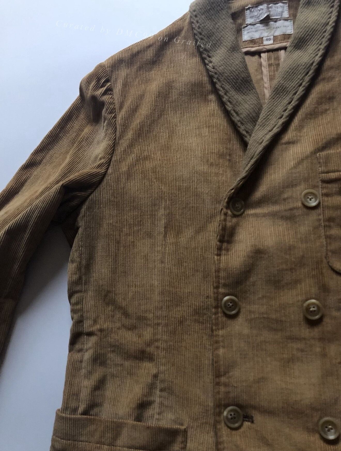 Saint Laurent Paris Vintage YSL 1970s-1980s Corduroy Jacket Size US M / EU 48-50 / 2 - 5 Thumbnail