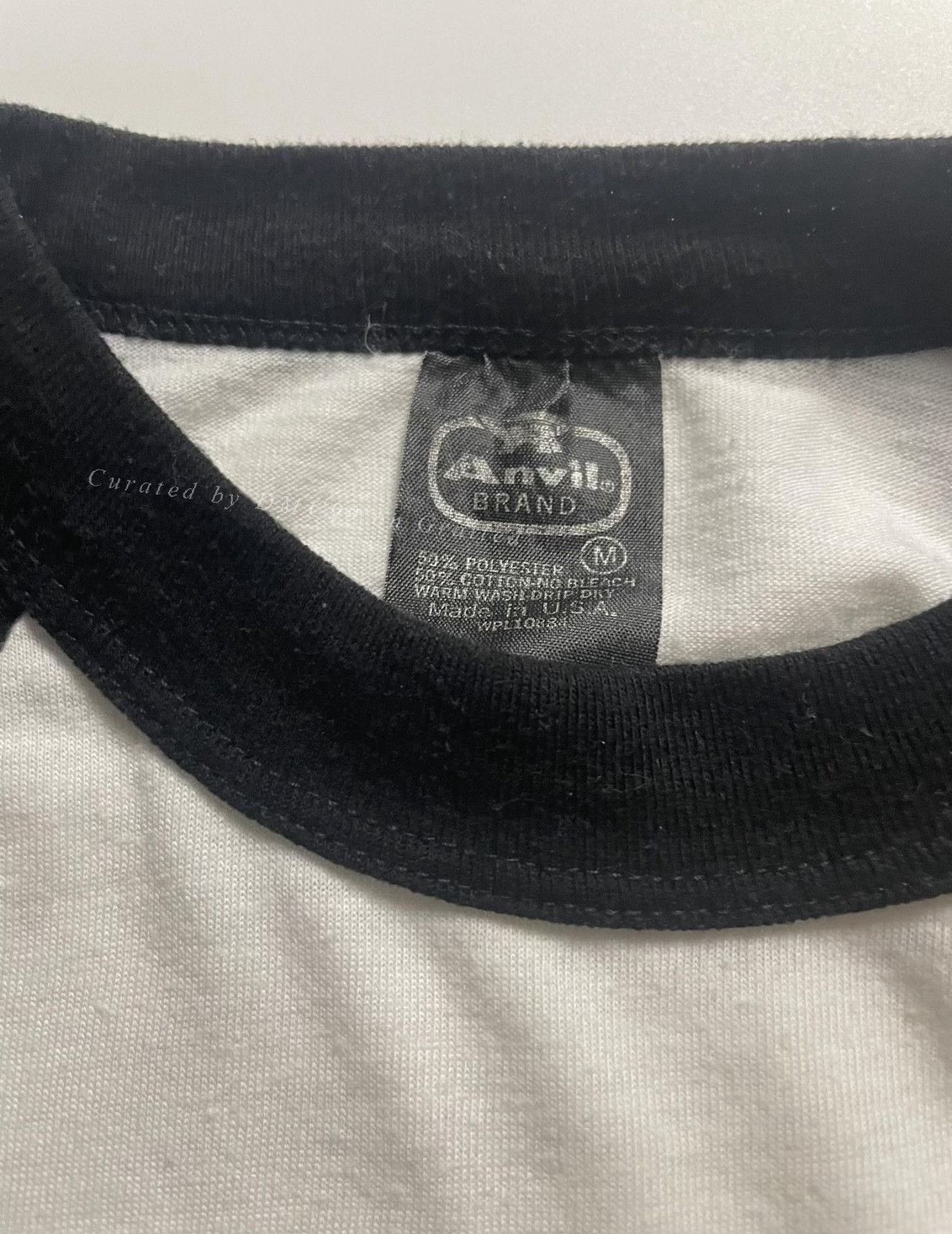 Vintage 1980s Van Halen Raglan Band Tour Tee Size US XS / EU 42 / 0 - 7 Thumbnail