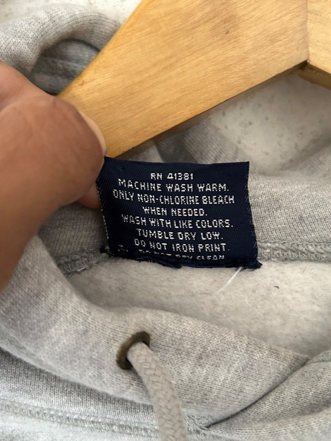 Vintage Vintage 1990s Polo Bear Hooded Sweatshirt Size US M / EU 48-50 / 2 - 4 Thumbnail