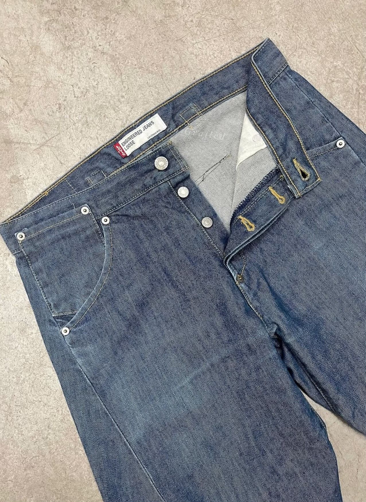 Levi's Vintage Levi's 2000s Engineered Indigo Jeans Size US 31 - 4 Thumbnail