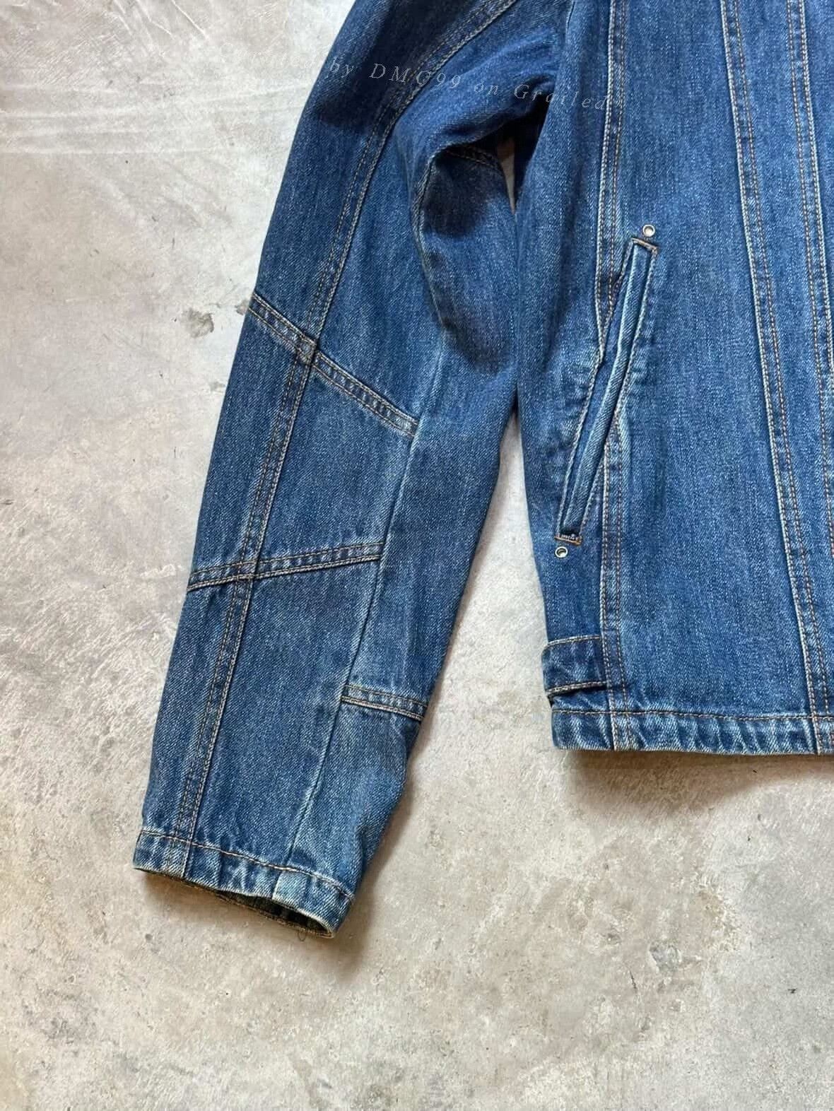 Vintage Vintage Versace 2000s Deconstruction Denim Jacket Size US M / EU 48-50 / 2 - 3 Thumbnail
