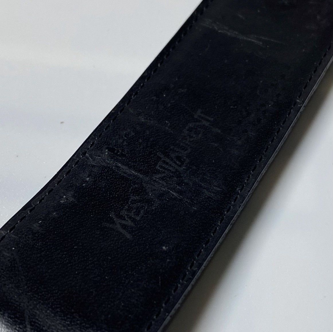 Vintage Vintage YSL 80s-90s Buckle Leather Belt Size ONE SIZE - 7 Thumbnail